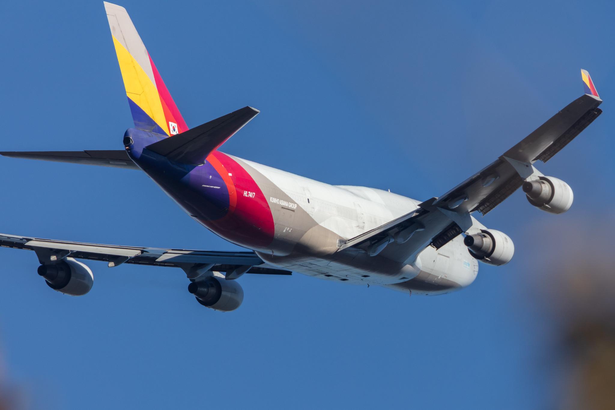 Frankfurt Airport: Asiana Cargo (OZ / AAR) | Operator: Asiana Airlines |  Boeing 747-48E(BDSF) B744 | HL7417 | MSN 25779