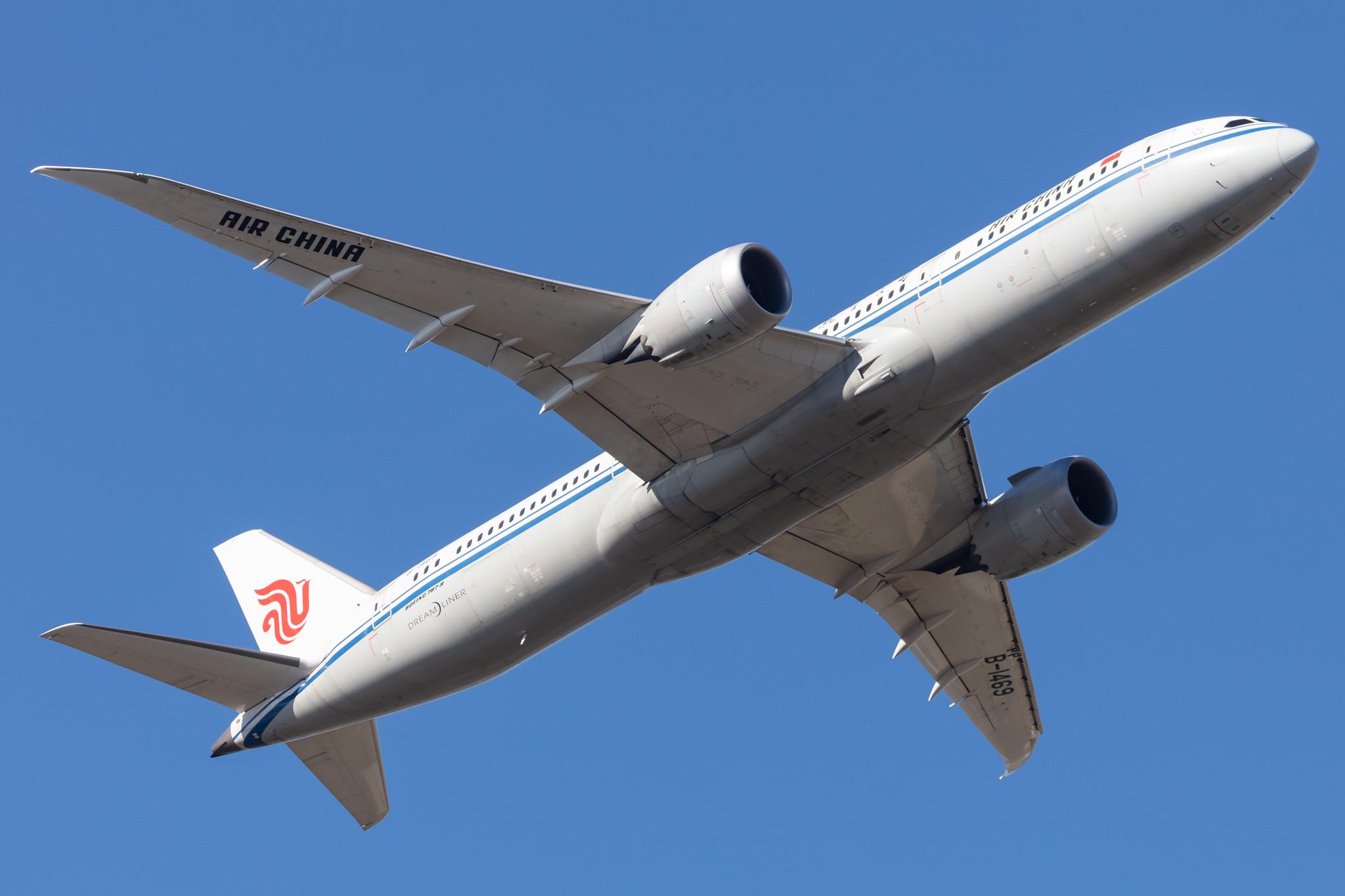 Frankfurt Airport: Air China (CA / CCA) |  Boeing 787-9 Dreamliner B789 | B1469 | MSN 34317