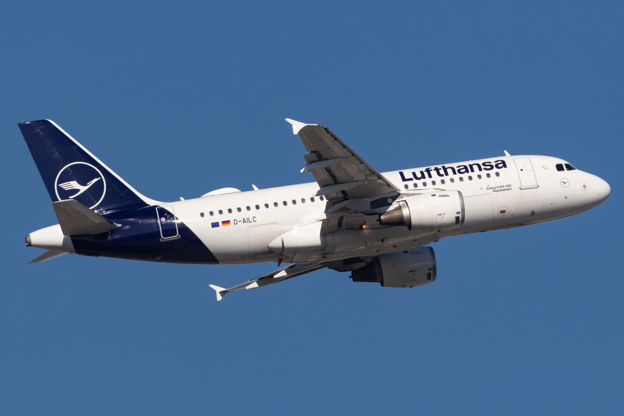 Frankfurt Airport: Lufthansa (LH / DLH) |  Airbus A319-114 A319 | D-AILC | MSN 0616