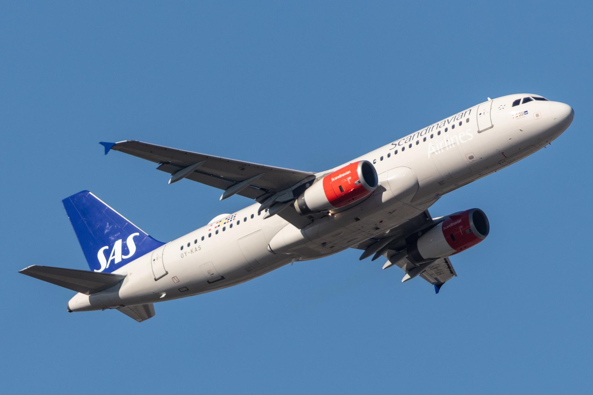 Frankfurt Airport: SAS (SK / SAS) |  Airbus A320-232 A320 | OY-KAS | MSN 3335
