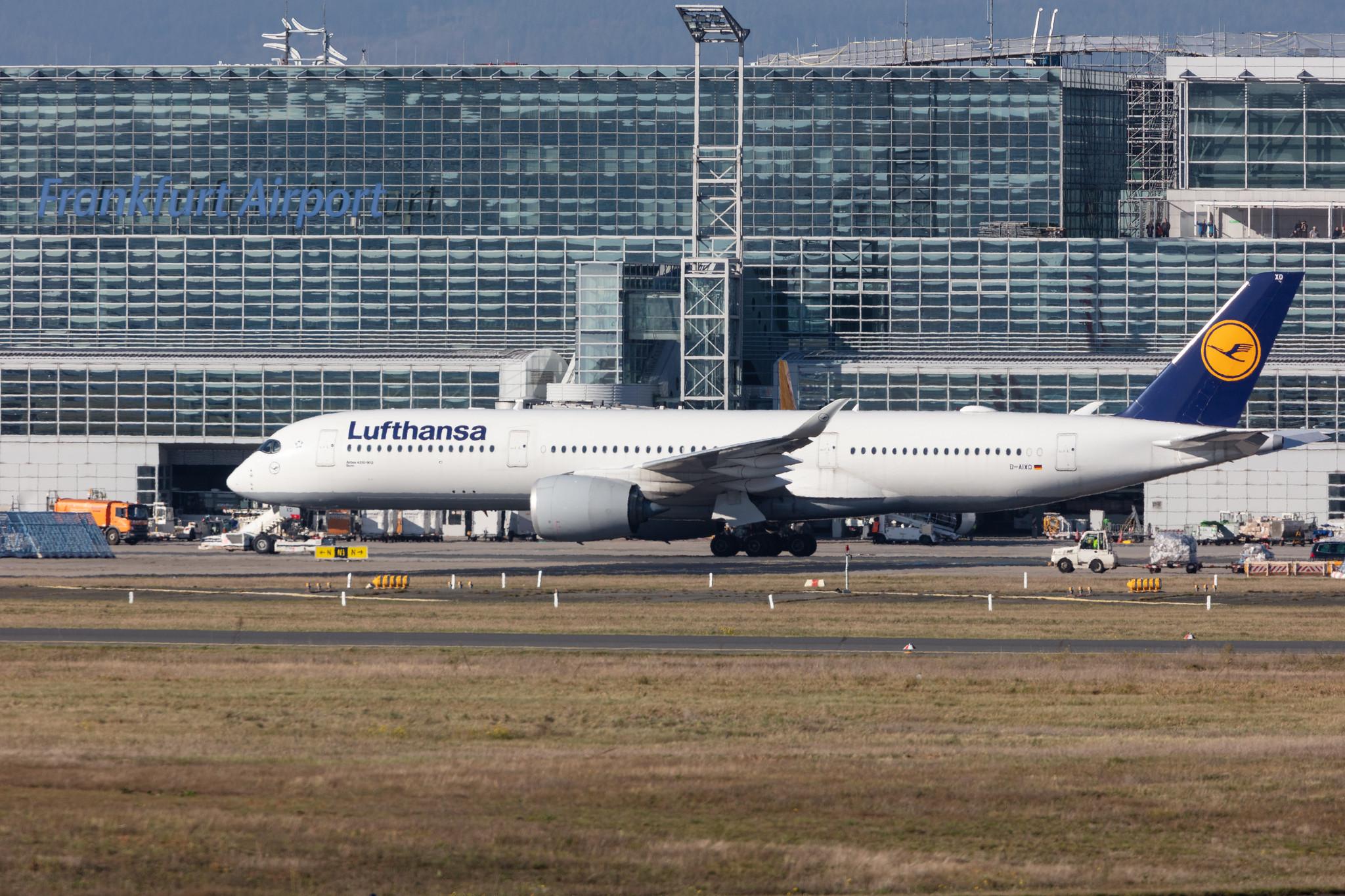 Frankfurt Airport: Lufthansa (LH / DLH) |  Airbus A350-941 A359 | D-AIXD | MSN 127