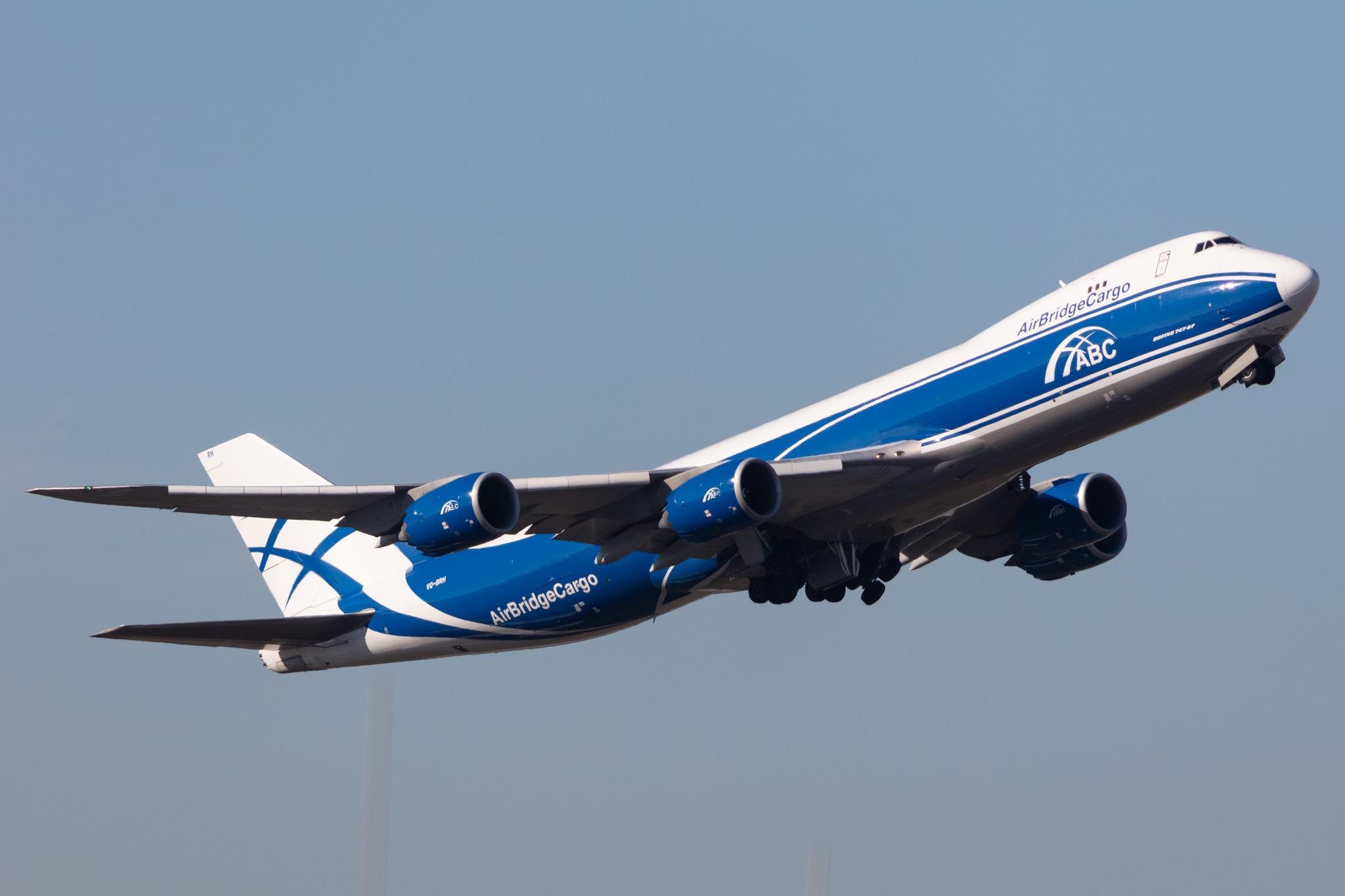 Frankfurt Airport: AirBridgeCargo (RU / ABW) | Operator: AirBridgeCargo Airlines |  Boeing 747-8HV(F) B748 | VQ-BRH | MSN 37669