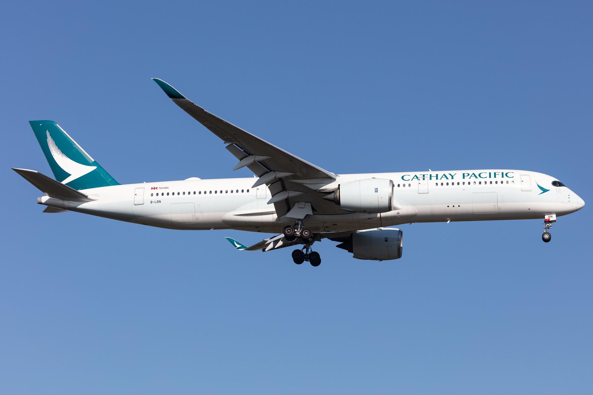 Frankfurt Airport: Cathay Pacific (CX / CPA) |  Airbus A350-941 A359 | B-LRN | MSN 085