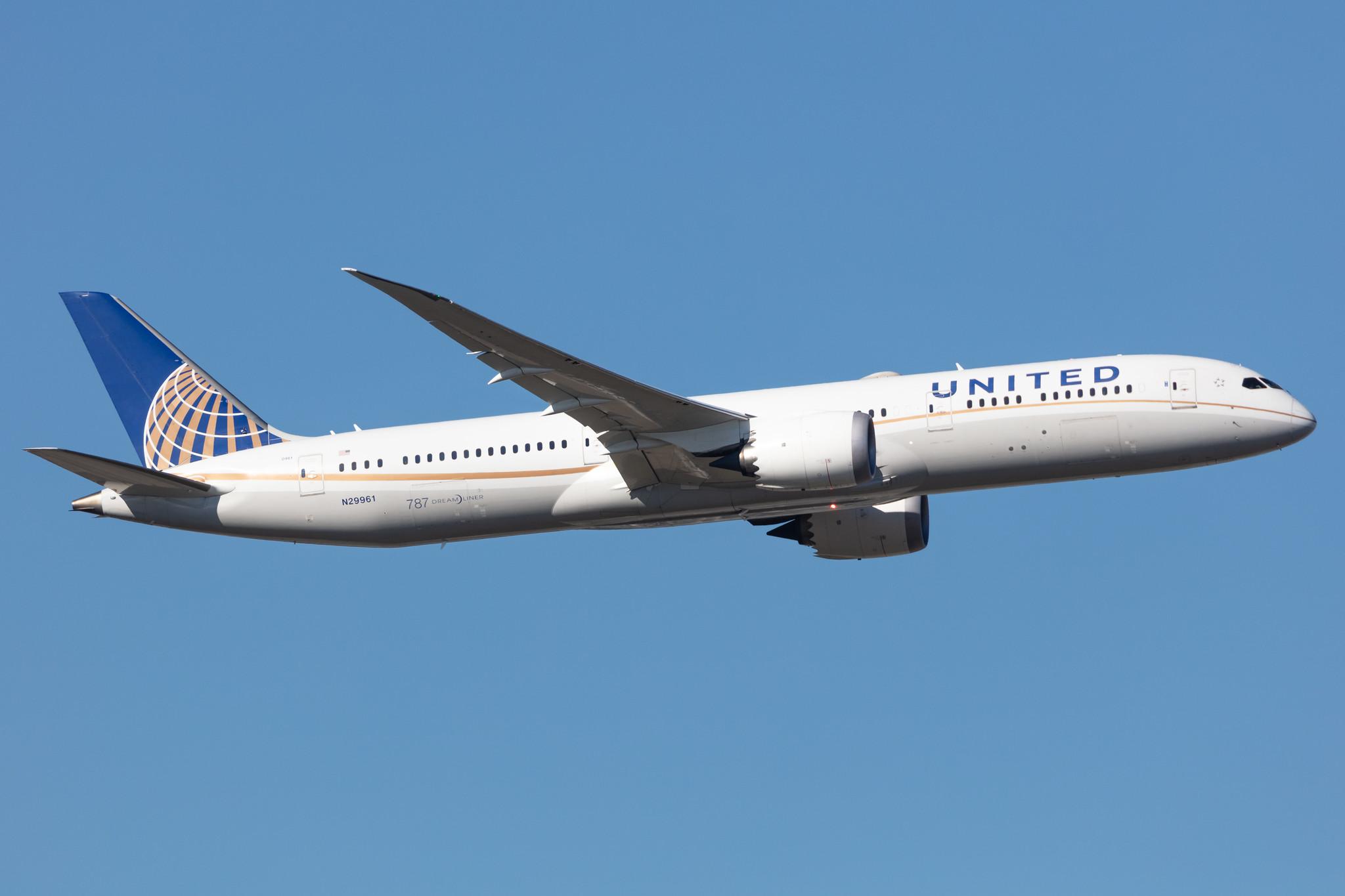 Frankfurt Airport: United Airlines (UA / UAL) |  Boeing 787-9 Dreamliner B789 | N29961 | MSN 37811