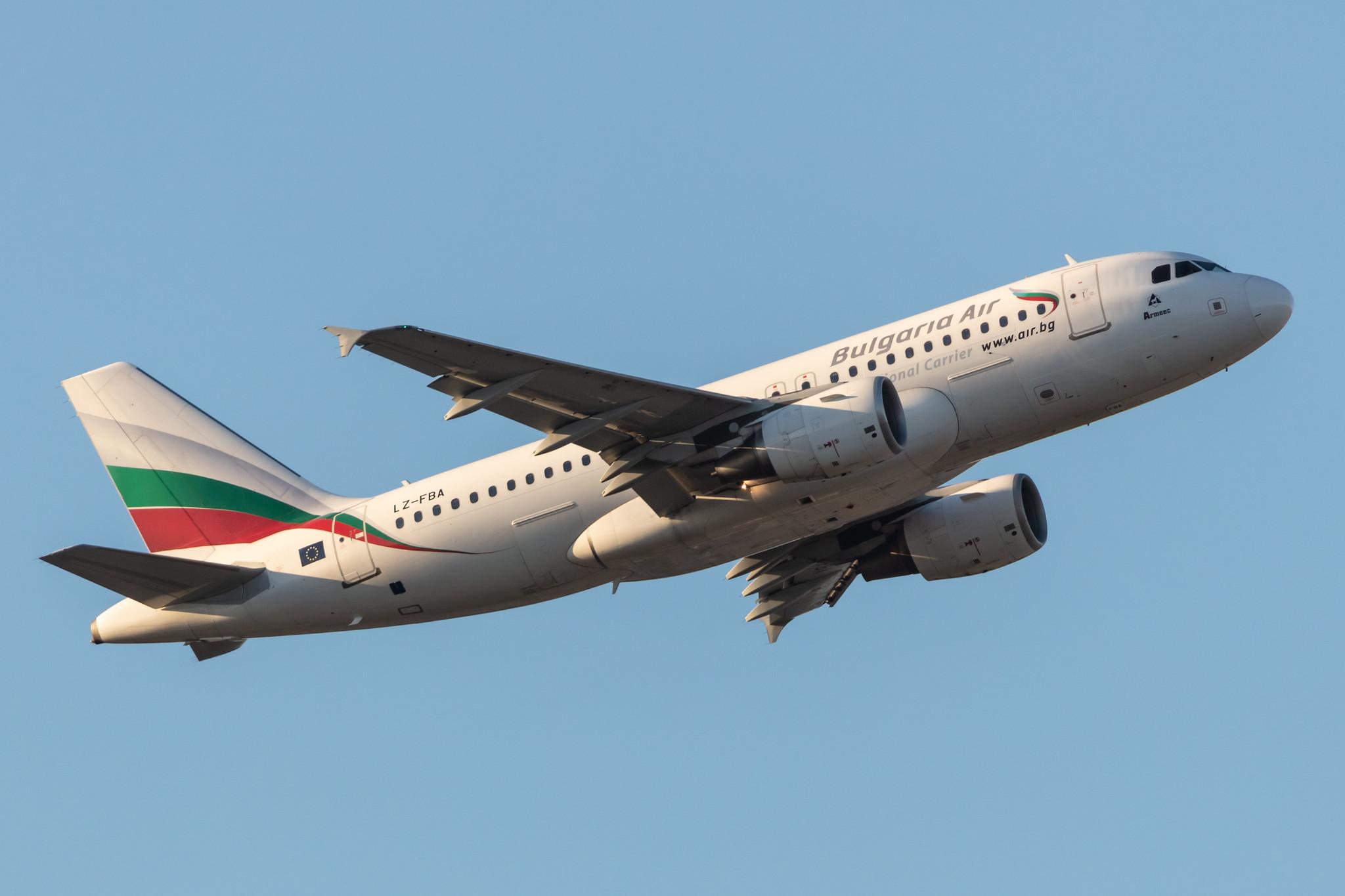 Frankfurt Airport: Bulgaria Air (FB / LZB) |  Airbus A319-112 A319 | LZ-FBA | MSN 3564