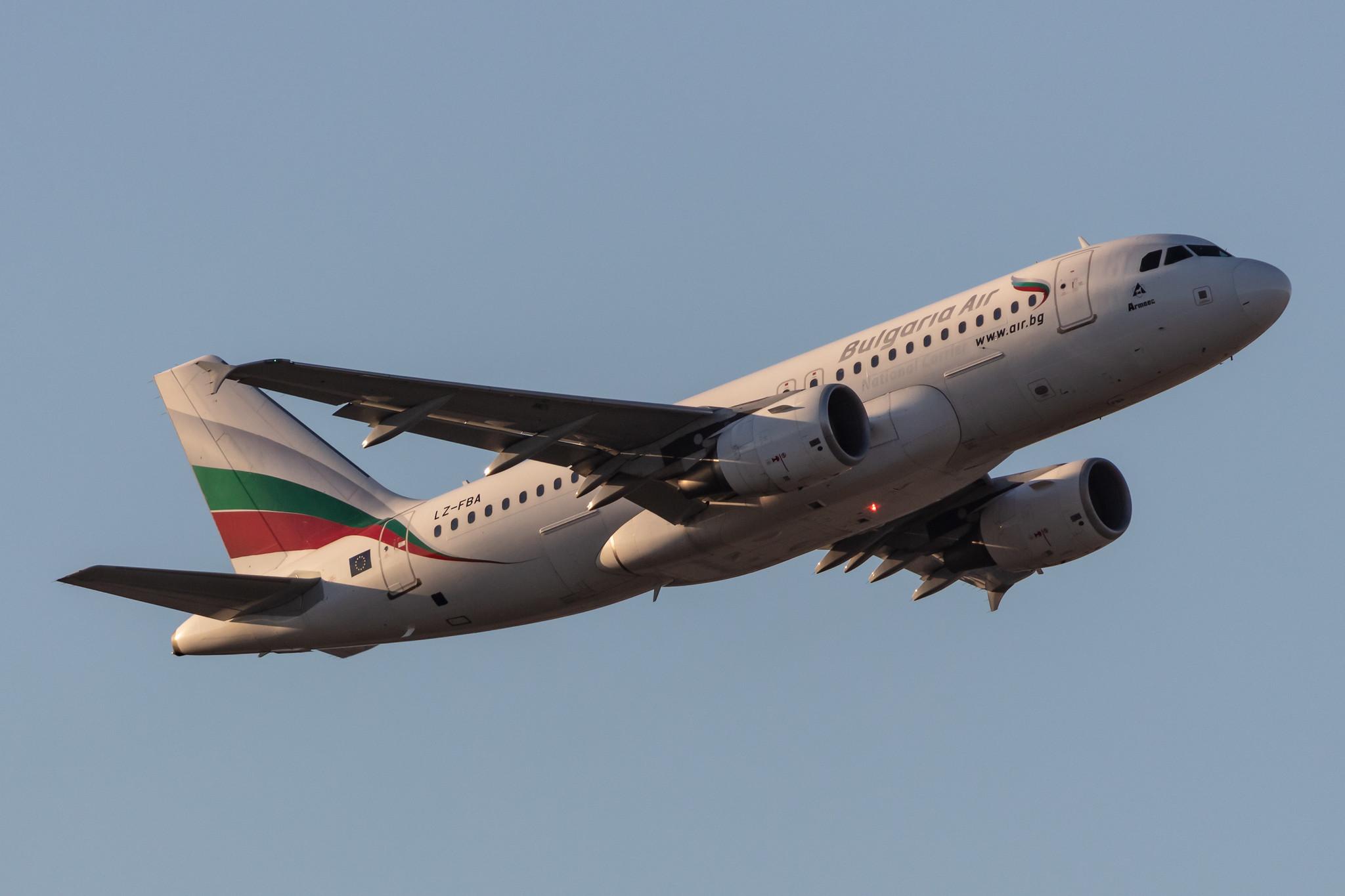 Frankfurt Airport: Bulgaria Air (FB / LZB) |  Airbus A319-112 A319 | LZ-FBA | MSN 3564