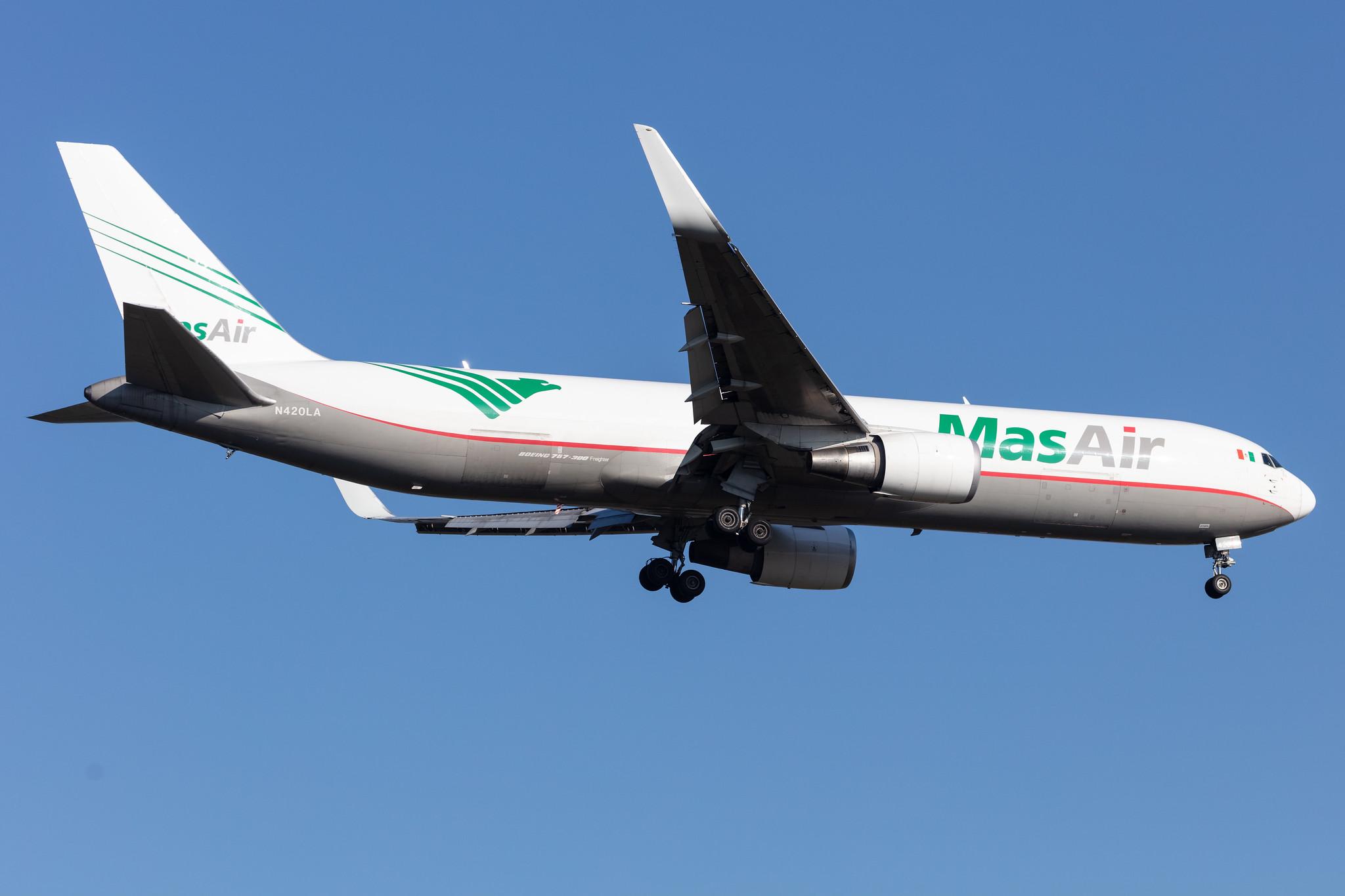 Frankfurt Airport: MasAir Cargo (M7 / MAA) | Operator: MasAir Cargo Airline |  Boeing 767-316F(ER) B763 | N420LA | MSN 34627