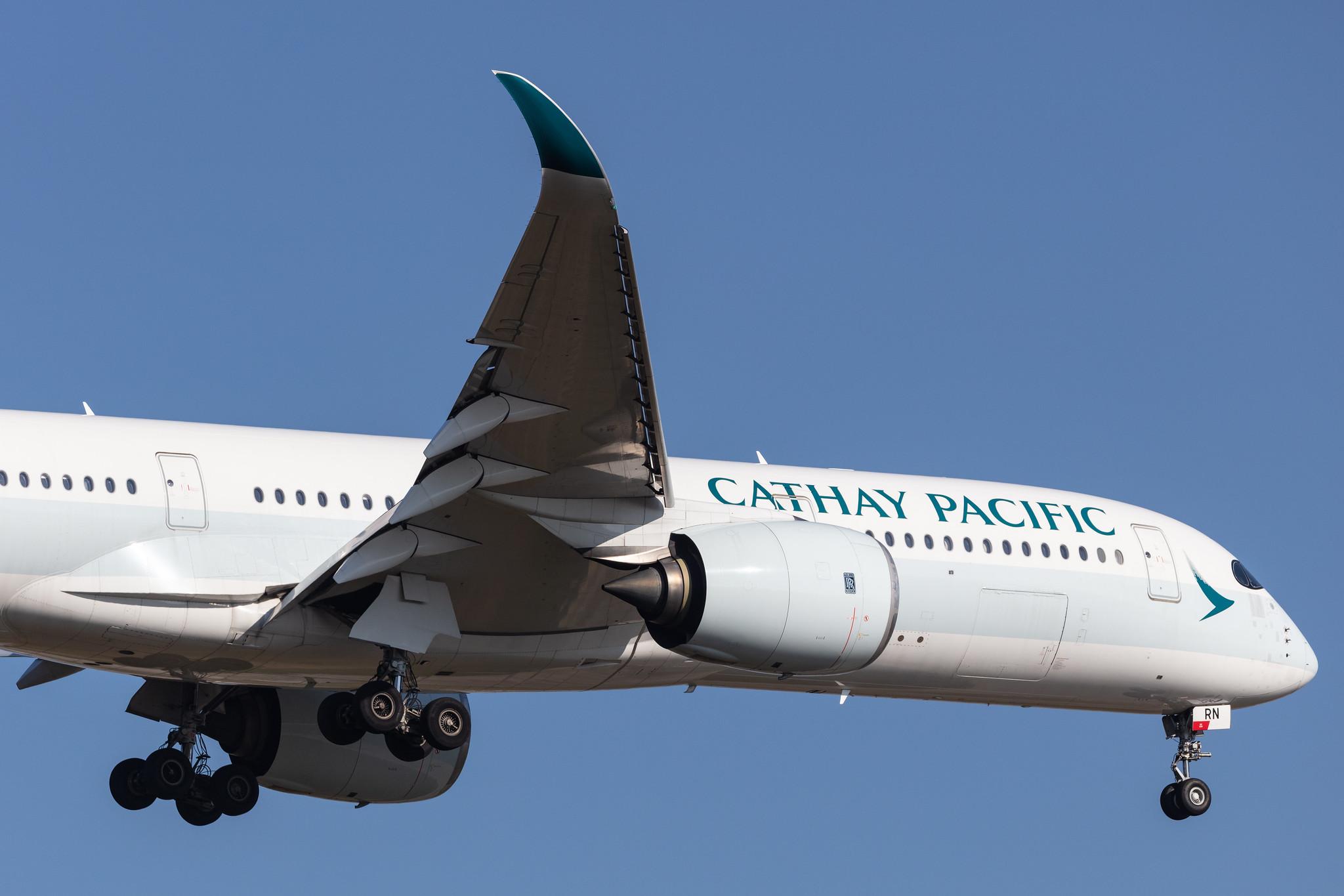 Frankfurt Airport: Cathay Pacific (CX / CPA) |  Airbus A350-941 A359 | B-LRN | MSN 085