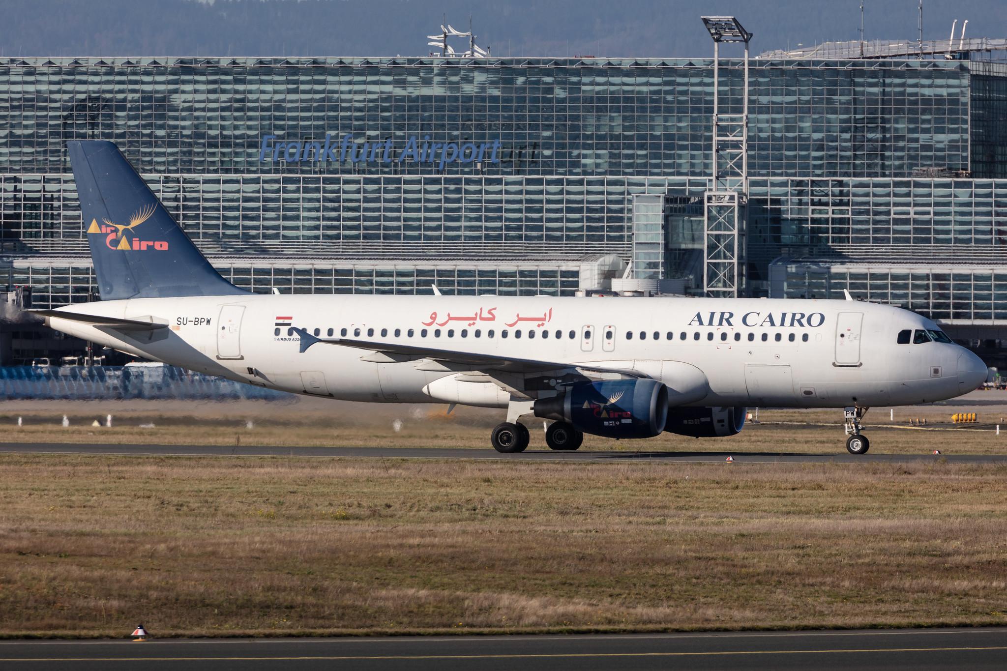 Frankfurt Airport: Air Cairo (SM / MSC) |  Airbus A320-214 A320 | SU-BPW | MSN 3282