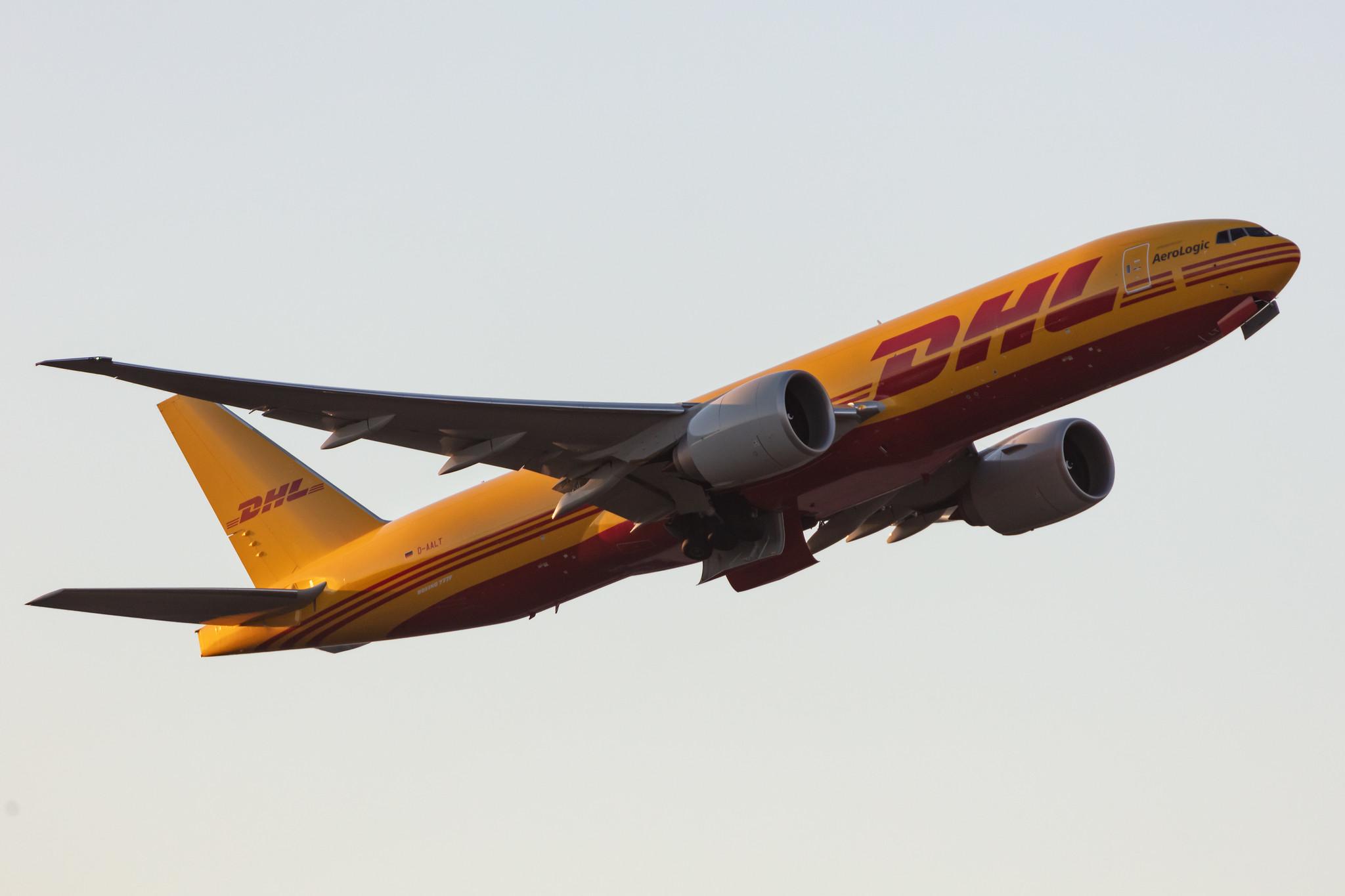 Frankfurt Airport: DHL (D0 / DHK) | Operator: AeroLogic |  Boeing 777-F B77L | D-AALT | MSN 66863