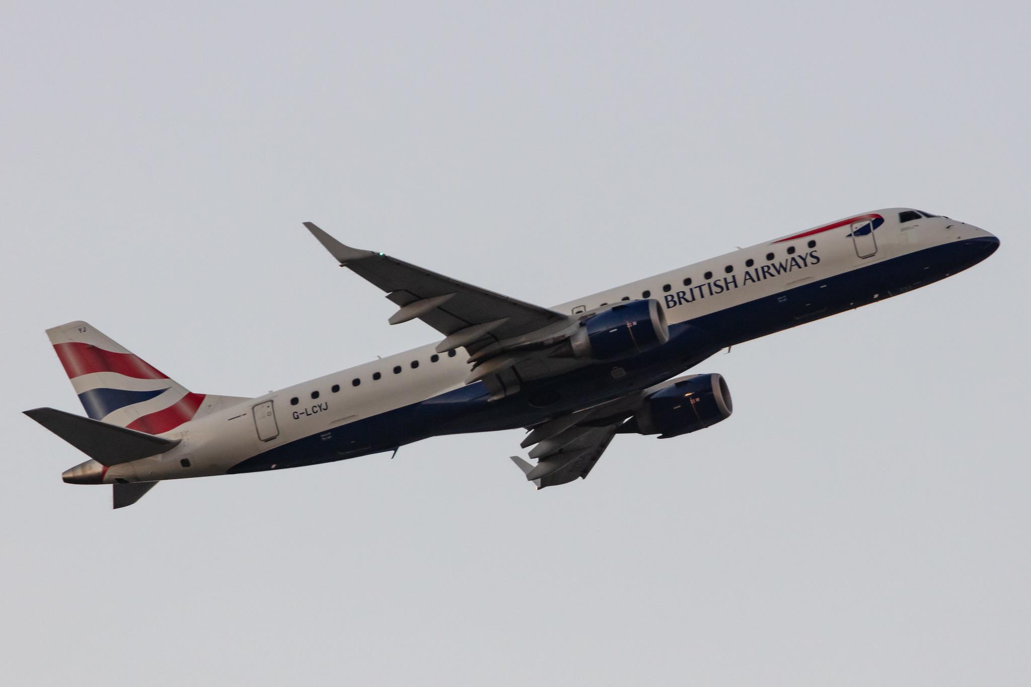 Frankfurt Airport: British Airways (BA / BAW) | Operator: BA CityFlyer |  Embraer E190SR E190 | G-LCYJ | MSN 19000339