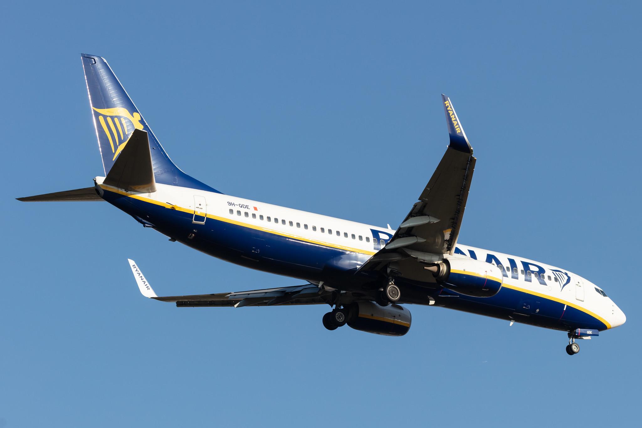 Frankfurt Airport: Ryanair (FR / RYR) | Operator: Malta Air |  Boeing 737-8AS B738 | 9H-QDE | MSN 44754