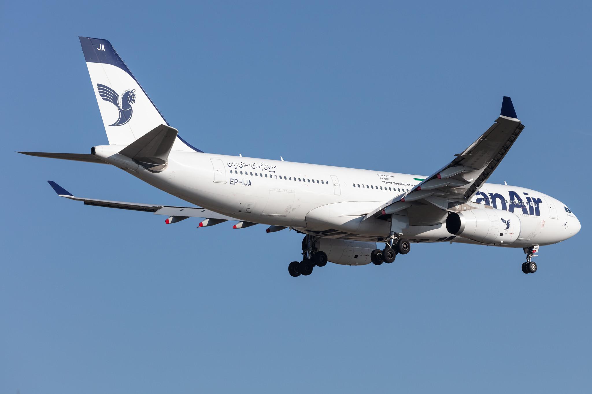 Frankfurt Airport: Iran Air (IR / IRA) |  Airbus A330-243 A332 | EP-IJA | MSN 1540