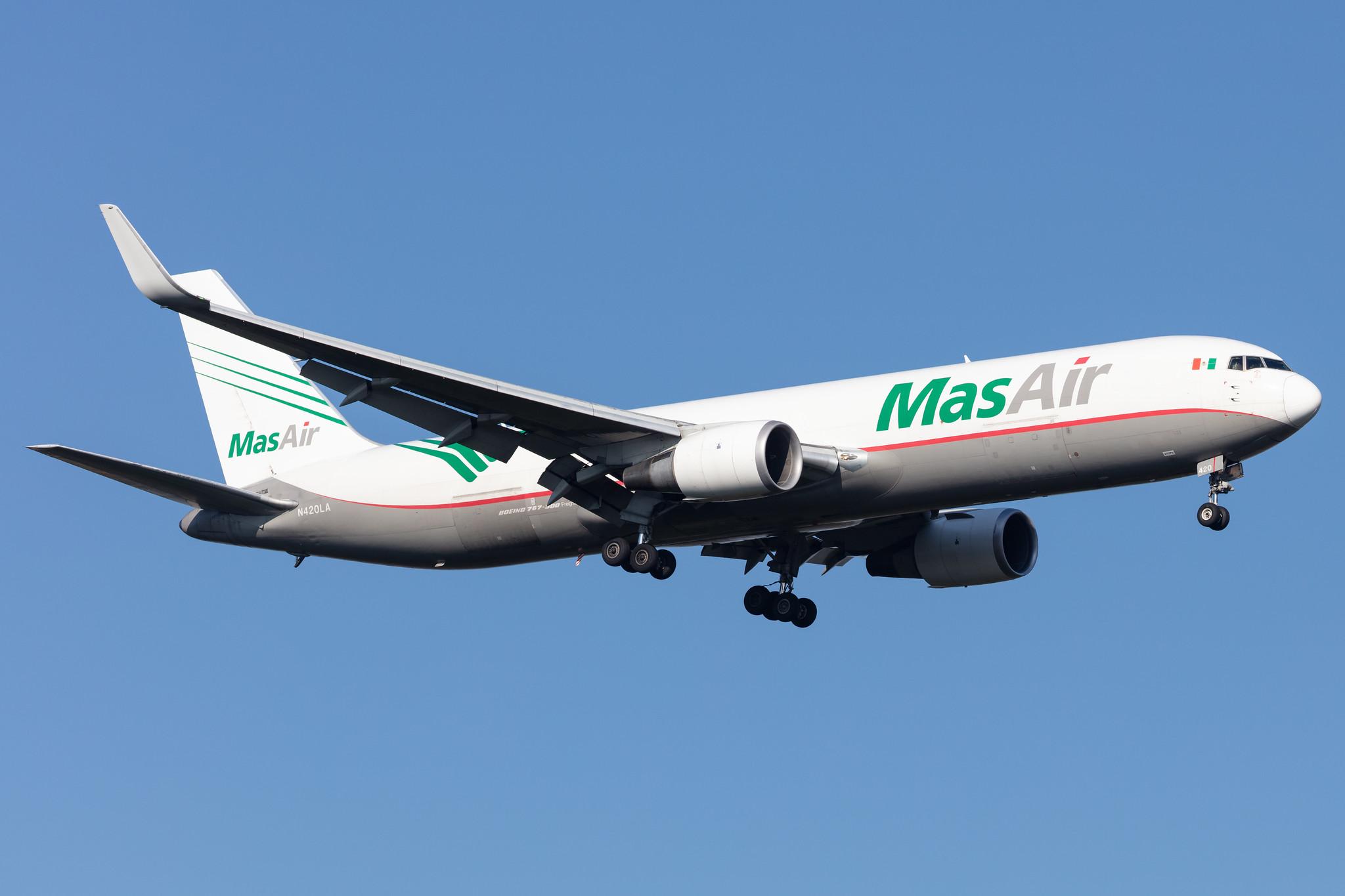 Frankfurt Airport: MasAir Cargo (M7 / MAA) | Operator: MasAir Cargo Airline |  Boeing 767-316F(ER) B763 | N420LA | MSN 34627
