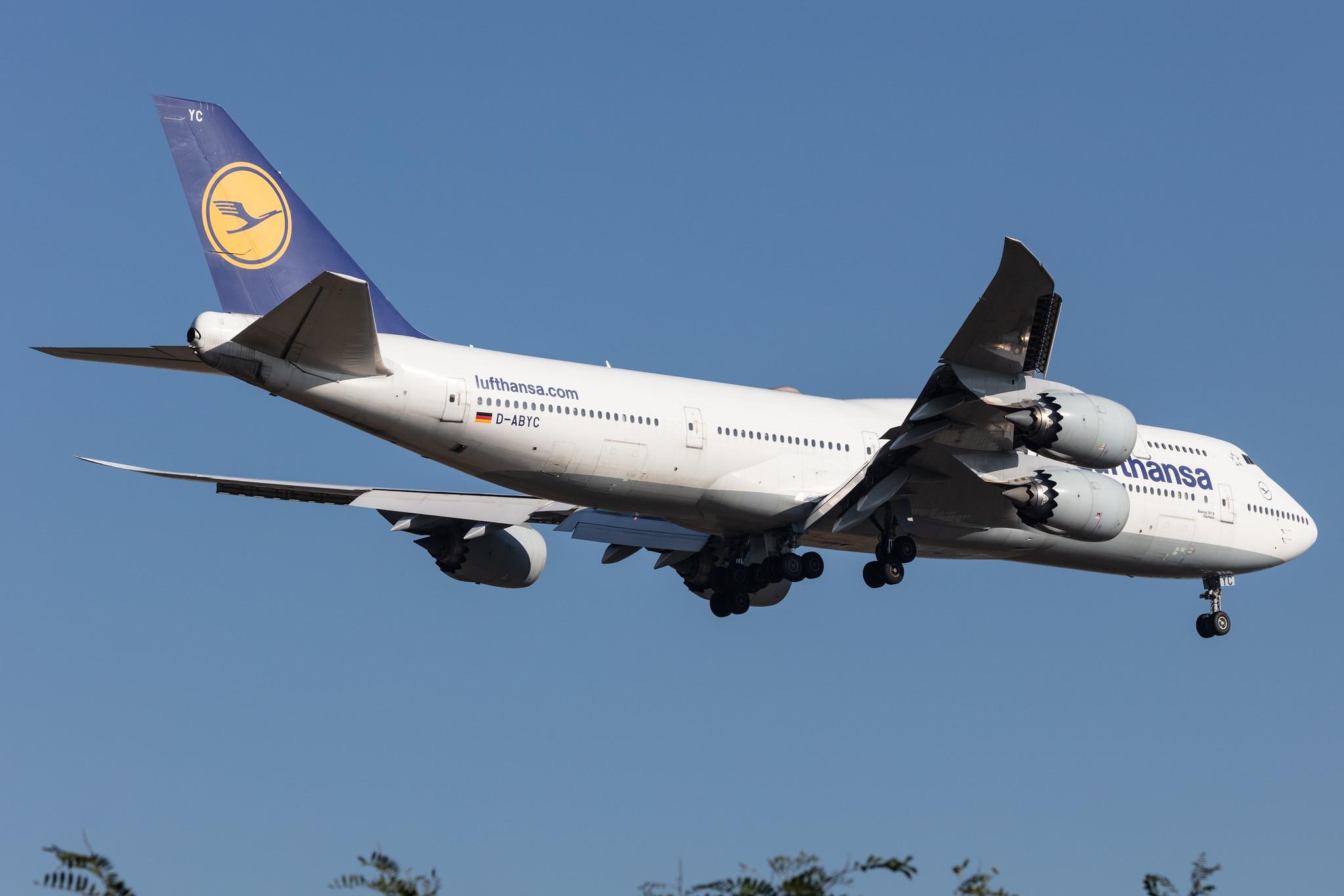 Frankfurt Airport: Lufthansa (LH / DLH) |  Boeing 747-830 B748 | D-ABYC | MSN 37828