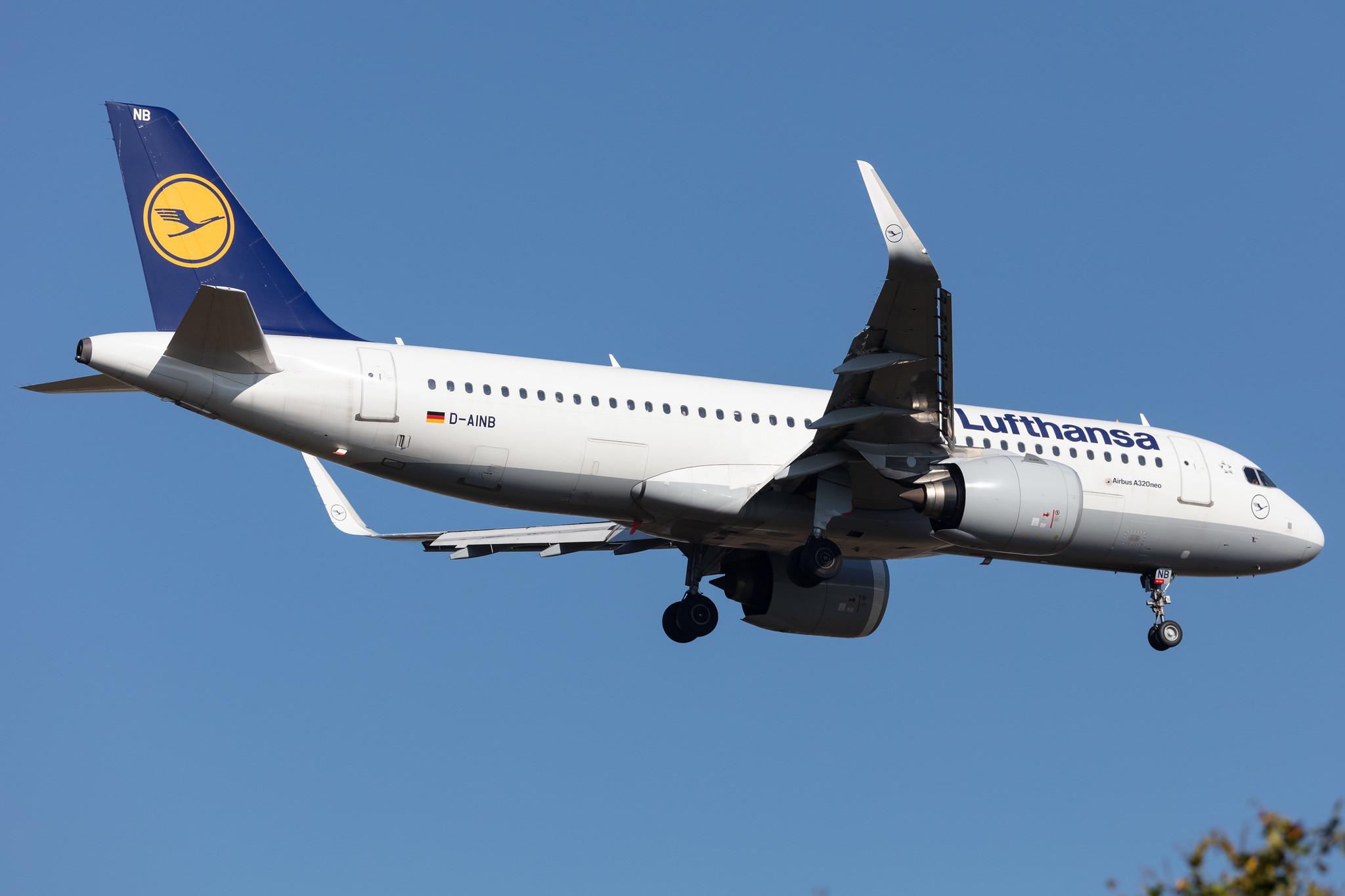 Frankfurt Airport: Lufthansa (LH / DLH) |  Airbus A320-271N A20N | D-AINB | MSN 6864