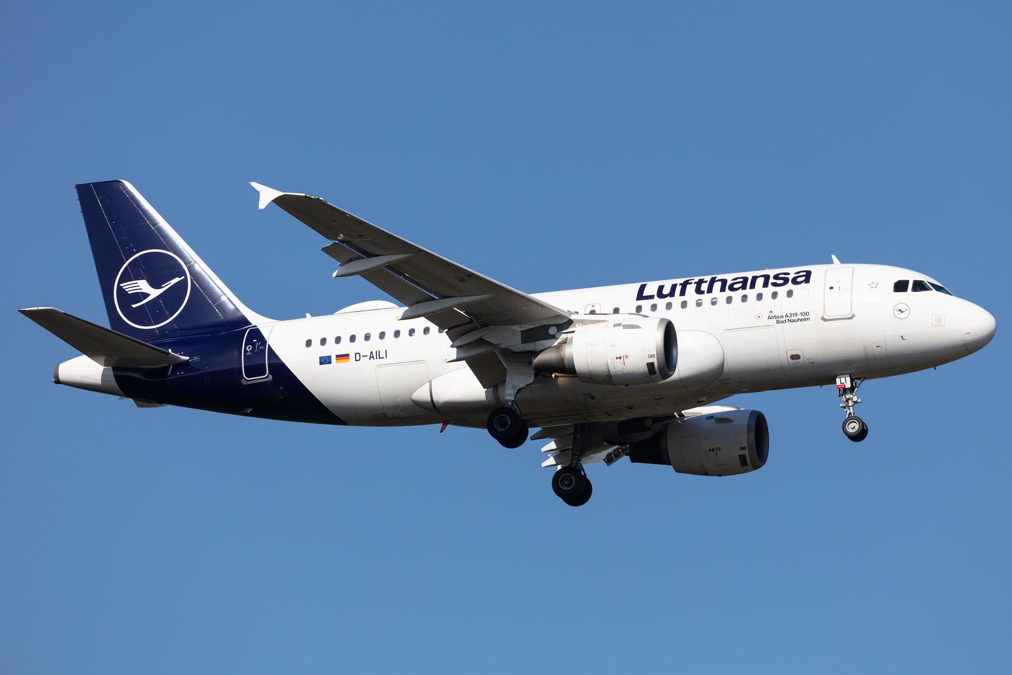 Frankfurt Airport: Lufthansa (LH / DLH) |  Airbus A319-114 A319 | D-AILI | MSN 0651
