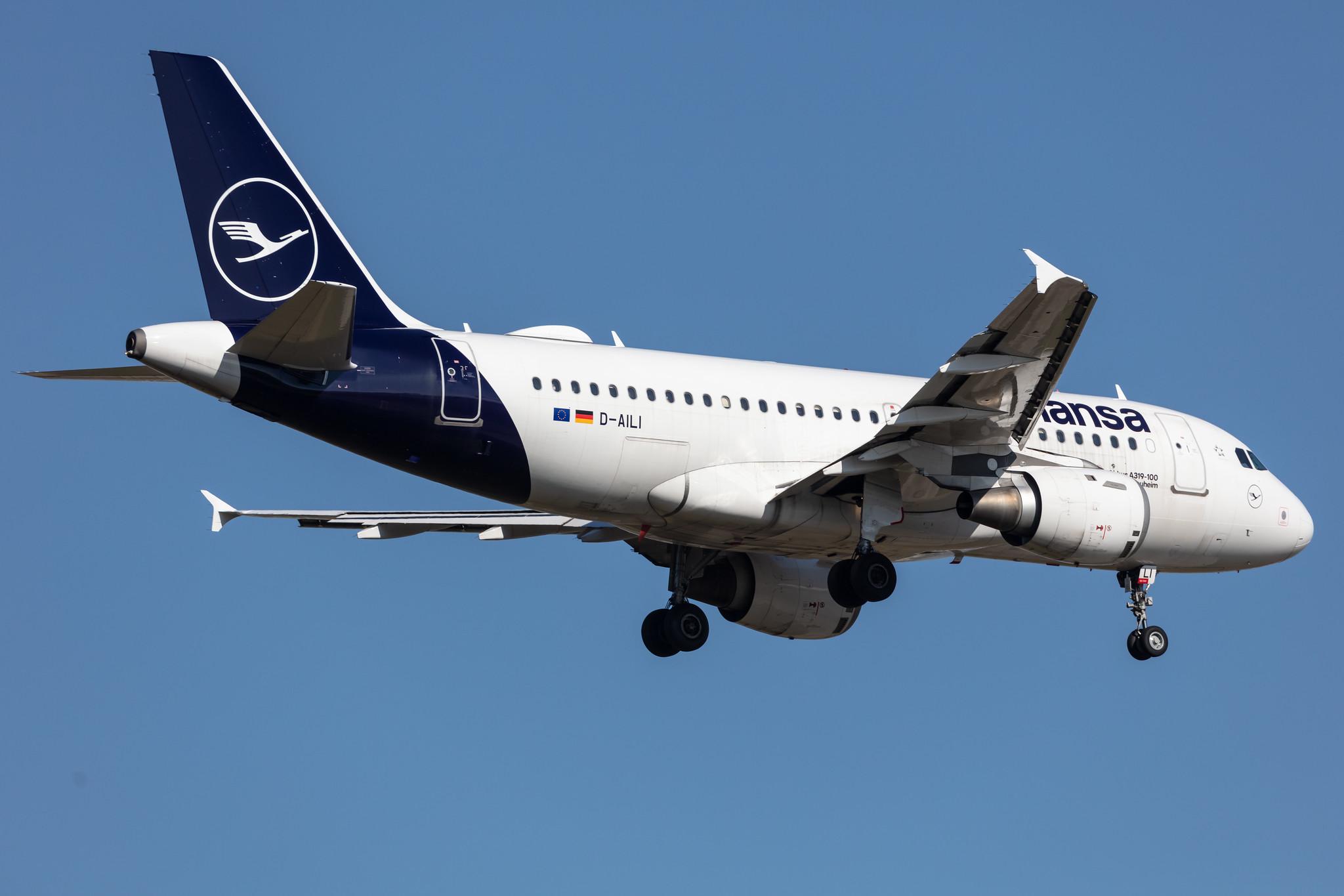 Frankfurt Airport: Lufthansa (LH / DLH) |  Airbus A319-114 A319 | D-AILI | MSN 0651