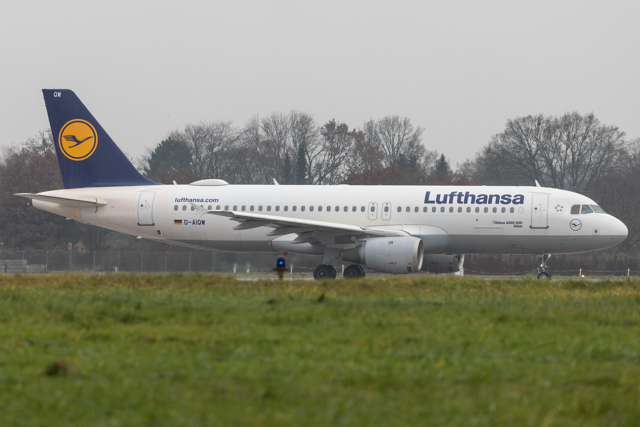 Hamburg Airport: Lufthansa (LH / DLH) |  Airbus A320-211 A320 | D-AIQW | MSN 1367