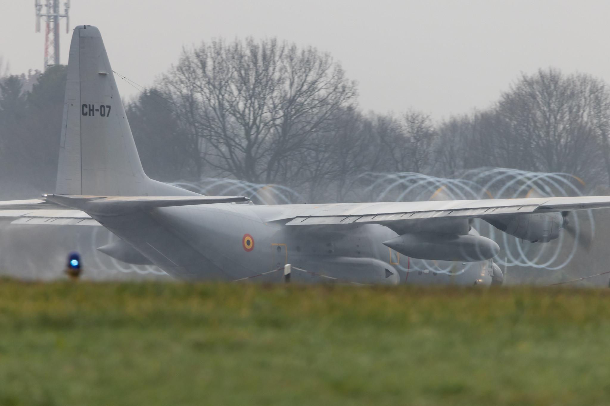 Hamburg Airport: Belgian Air Force | Lockheed C130H Hercules C130 | CH-07 | MSN 4476