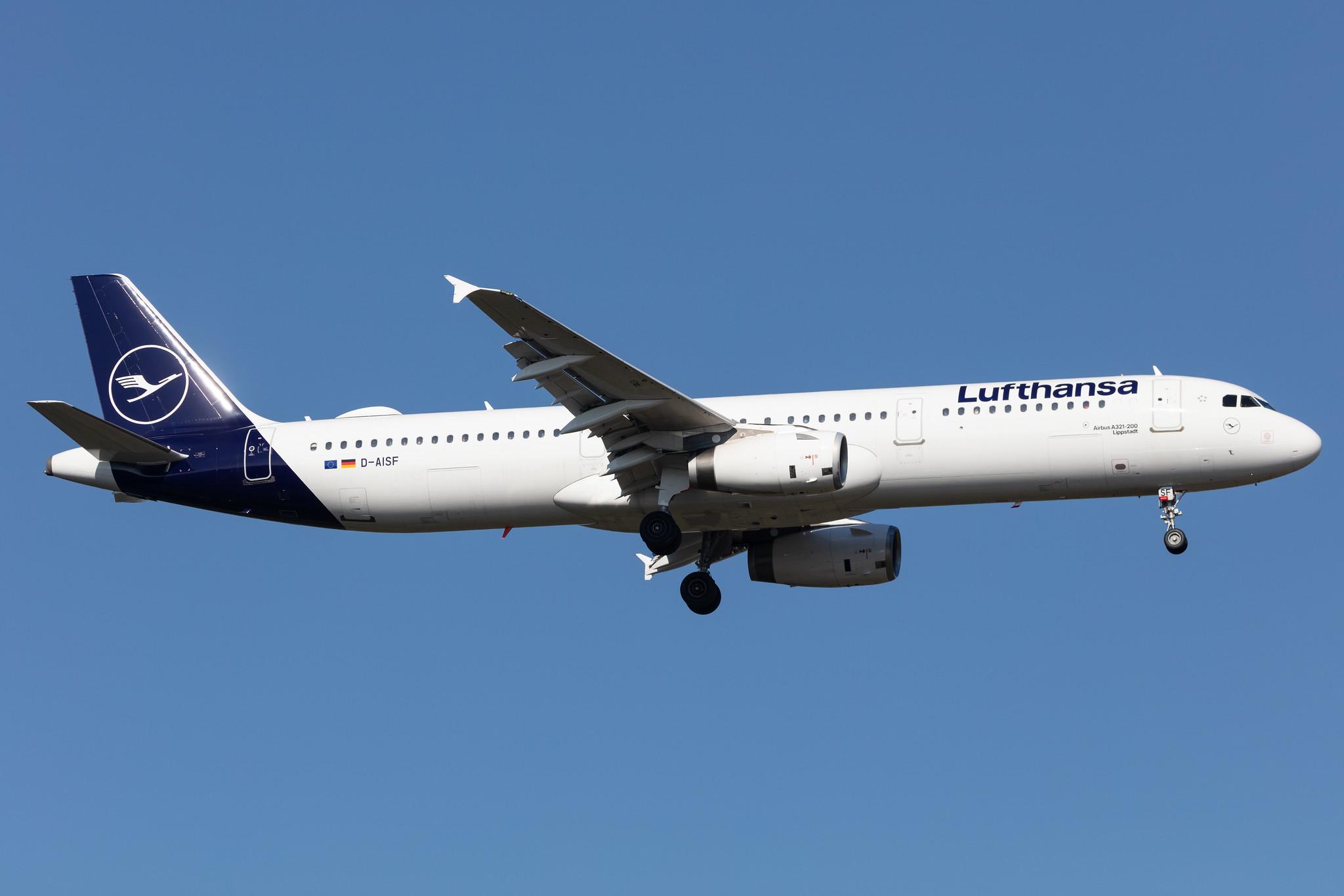 Frankfurt Airport: Lufthansa (LH / DLH) |  Airbus A321-231 A321 | D-AISF | MSN 1260