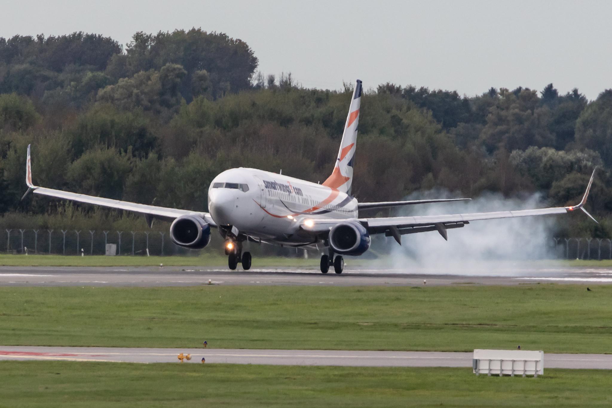 Hamburg Airport: Smartwings (QS / TVS) |  Boeing 737-8FN B738 | OK-TVL | MSN 37076