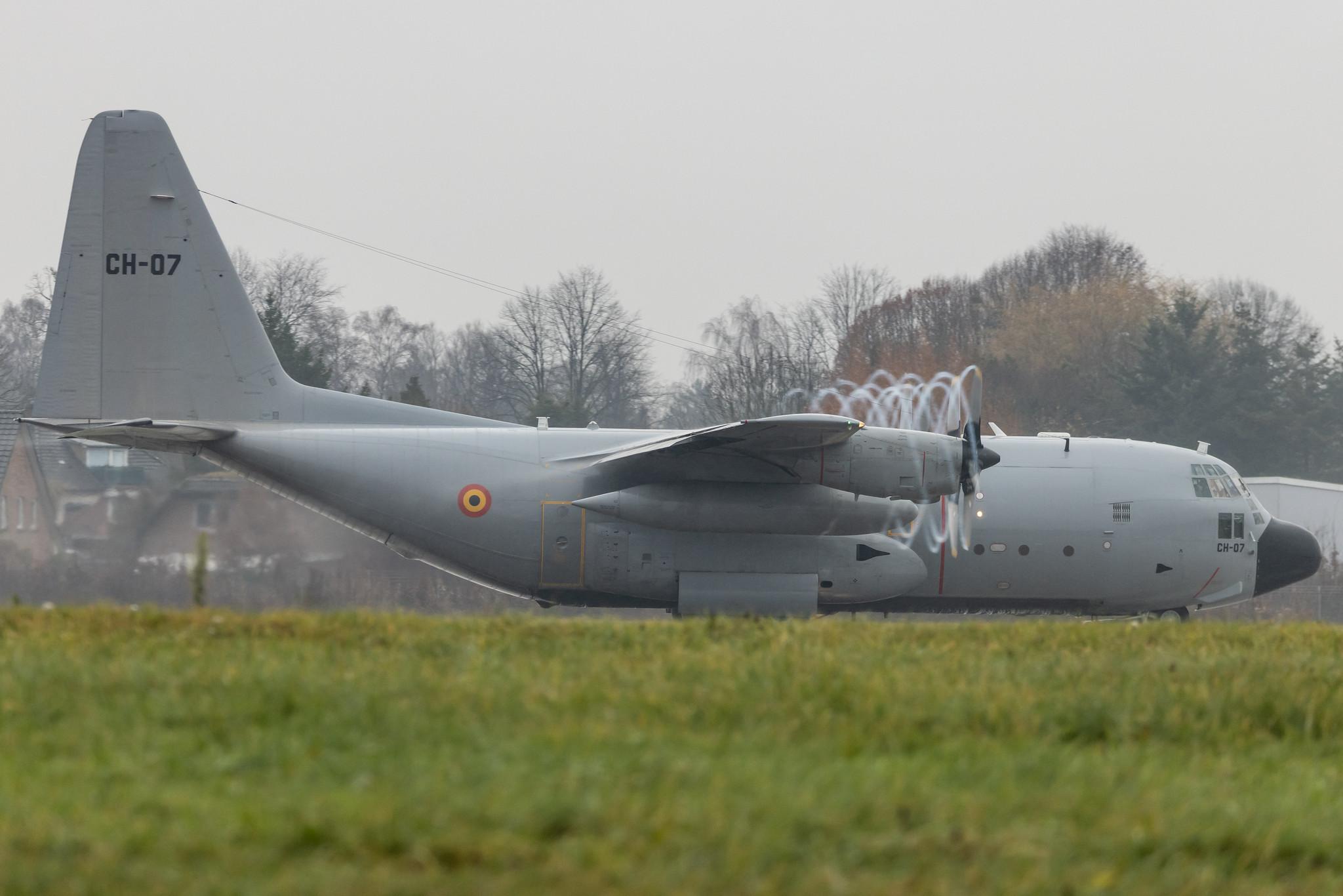Hamburg Airport: Belgian Air Force | Lockheed C130H Hercules C130 | CH-07 | MSN 4476