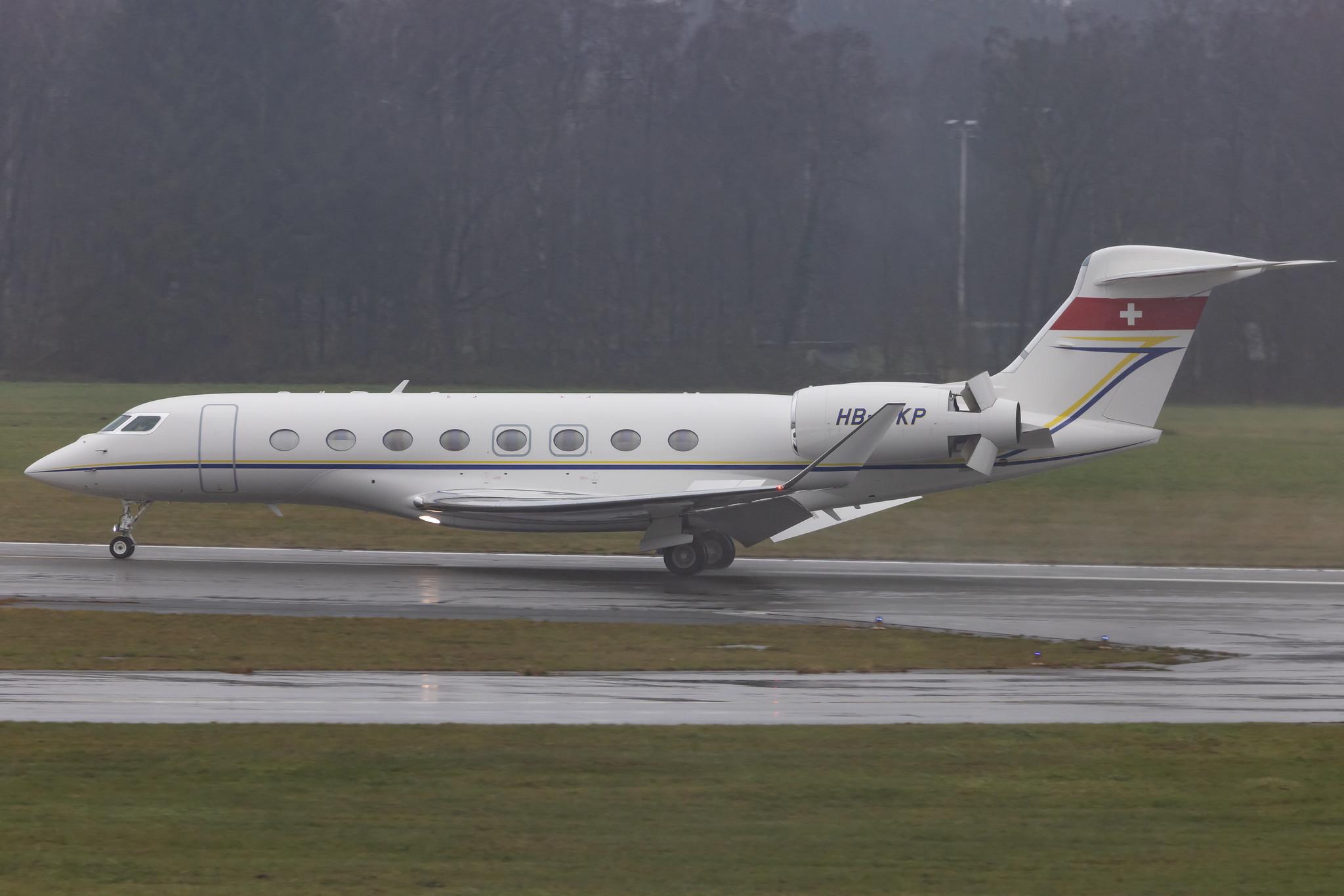 Hamburg Airport: Jet Aviation Business Jets (/ PJS) |  Gulfstream G650 GLF6 | HB-JKP | MSN 6370
