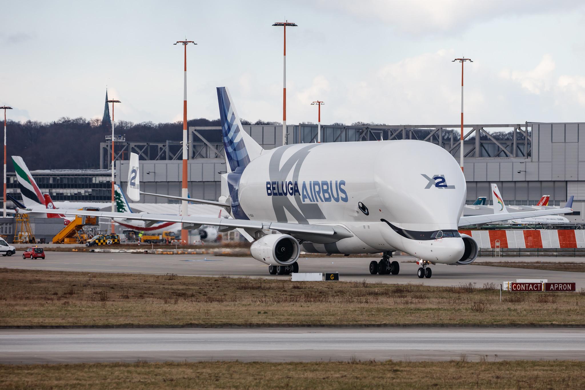 Hamburg Finkenwerder: Airbus Transport International (4Y / BGA) |  Airbus A330-743L Beluga XL A337 | F-GXLH | MSN 1853