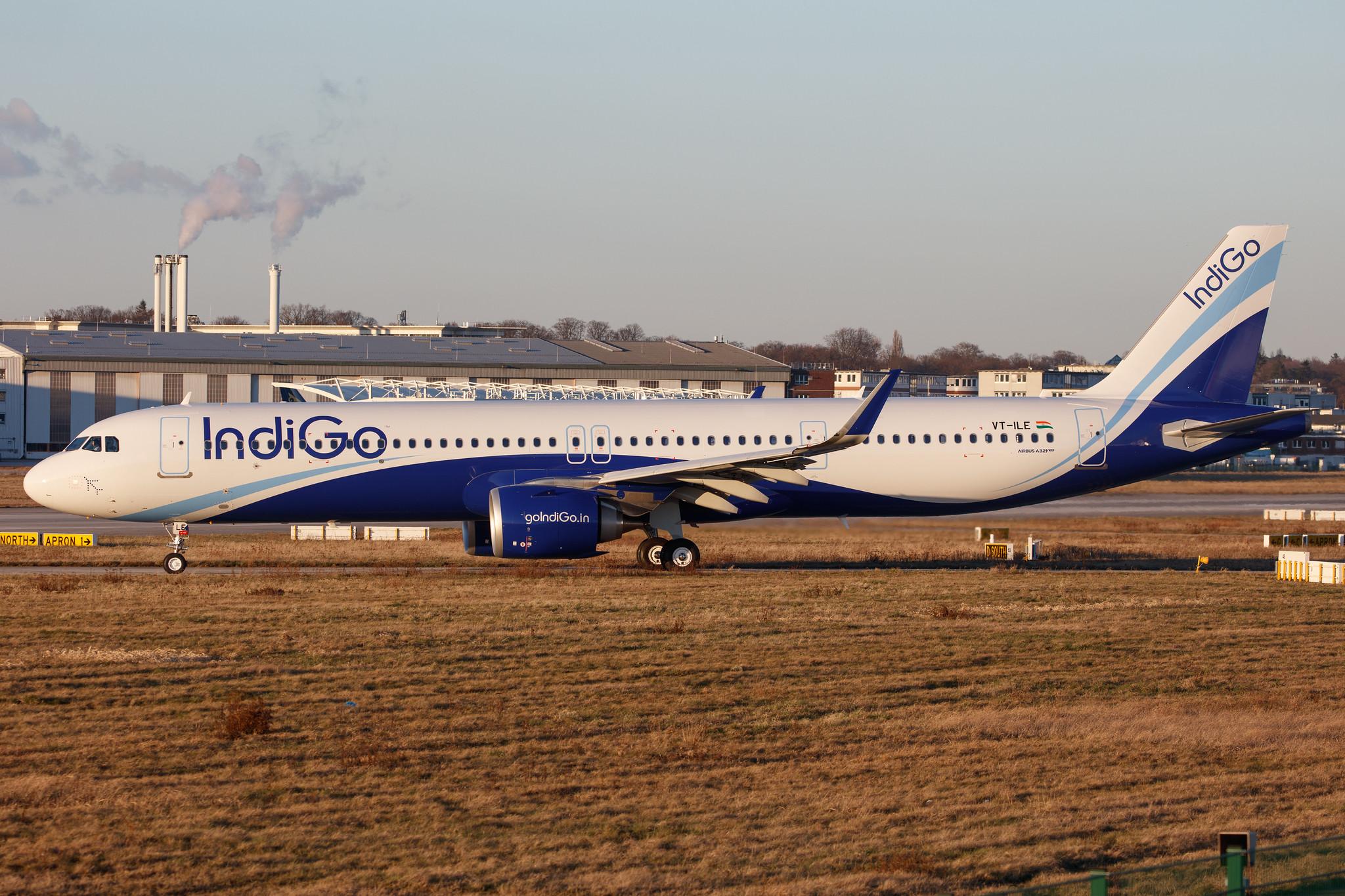 Hamburg Finkenwerder: IndiGo (6E / IGO) |  Airbus A321-252NX A21N | VT-ILE | MSN 10585
