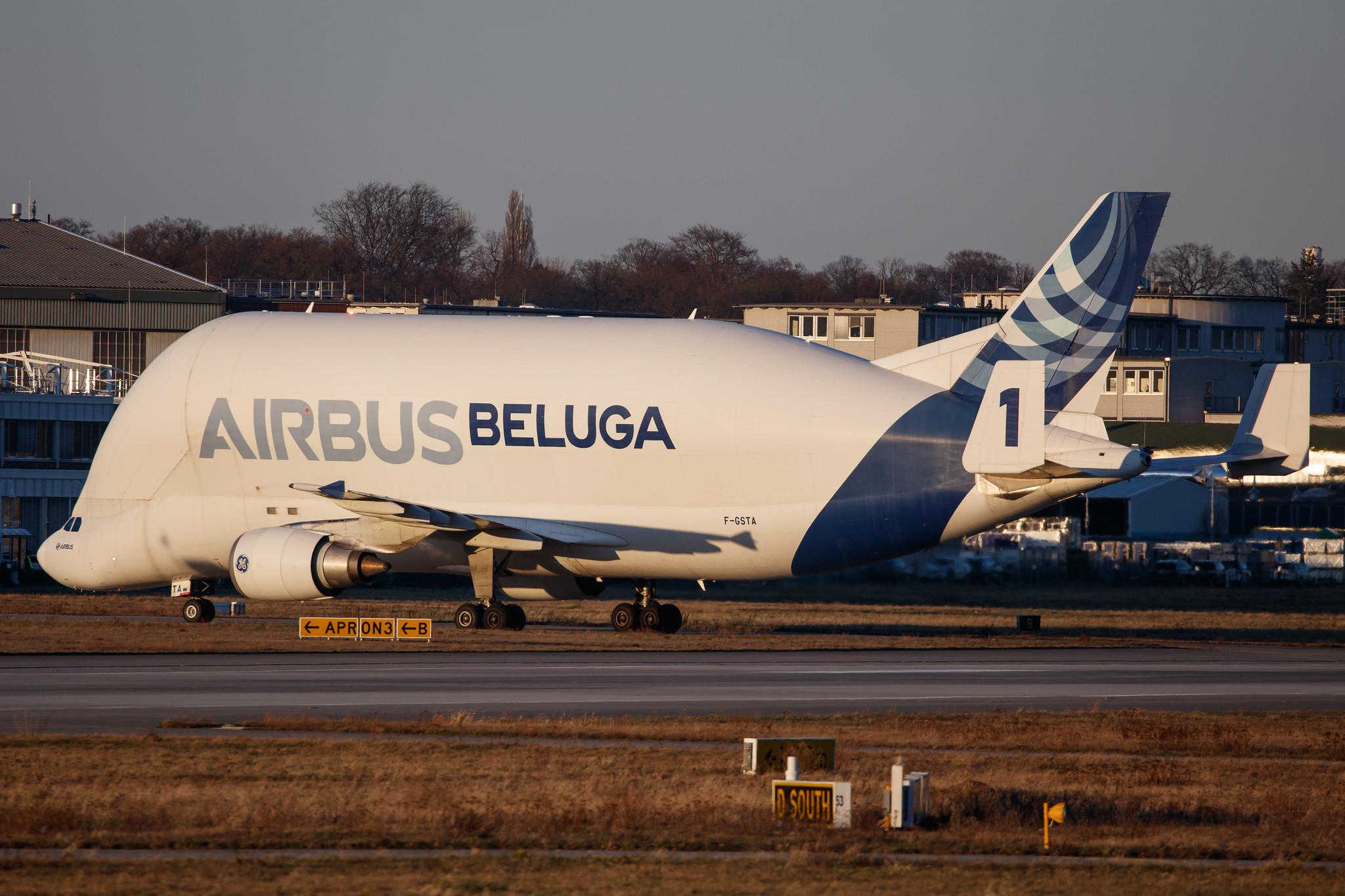 Hamburg Finkenwerder: Airbus Transport International (4Y / BGA) |  Airbus A300-608ST Beluga A3ST | F-GSTA | MSN 655