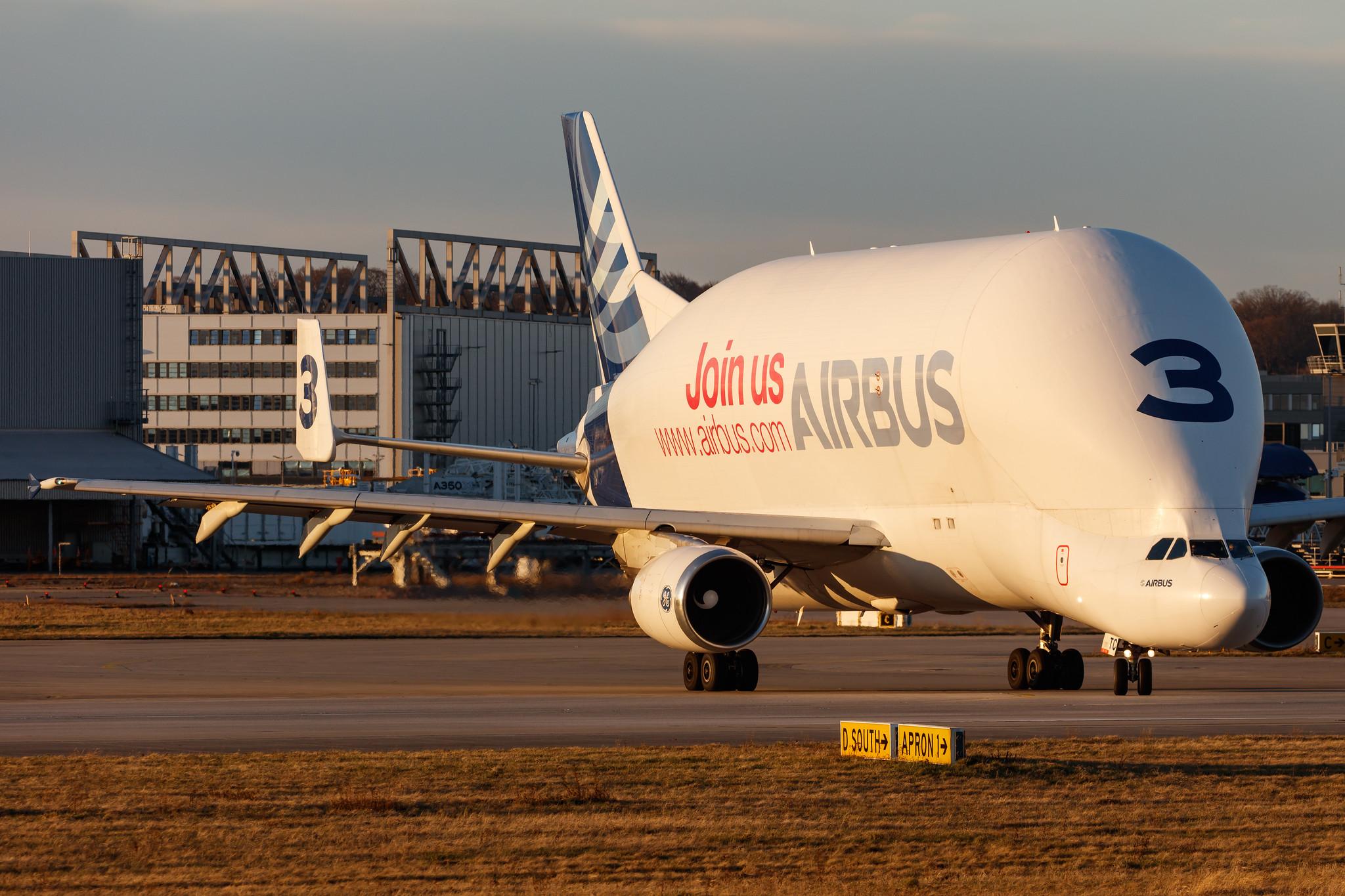 Hamburg Finkenwerder: Airbus Transport International (4Y / BGA) |  Airbus A300-608ST Beluga A3ST | F-GSTC | MSN 765