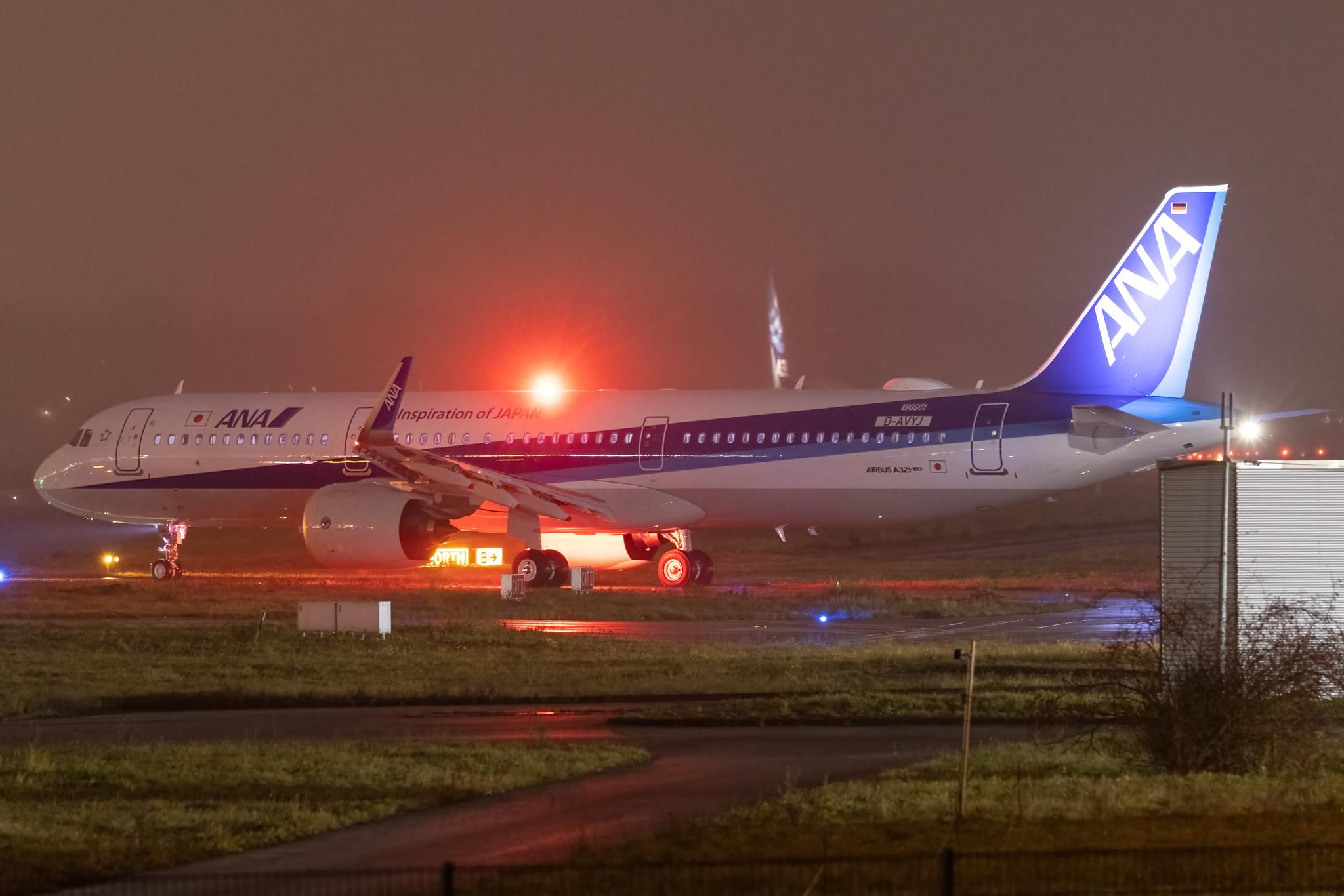 Hamburg Finkenwerder: All Nippon Airways (NH / ANA) |  Airbus A321-272N A21N | D-AVYJ (JA146A) | MSN 10906