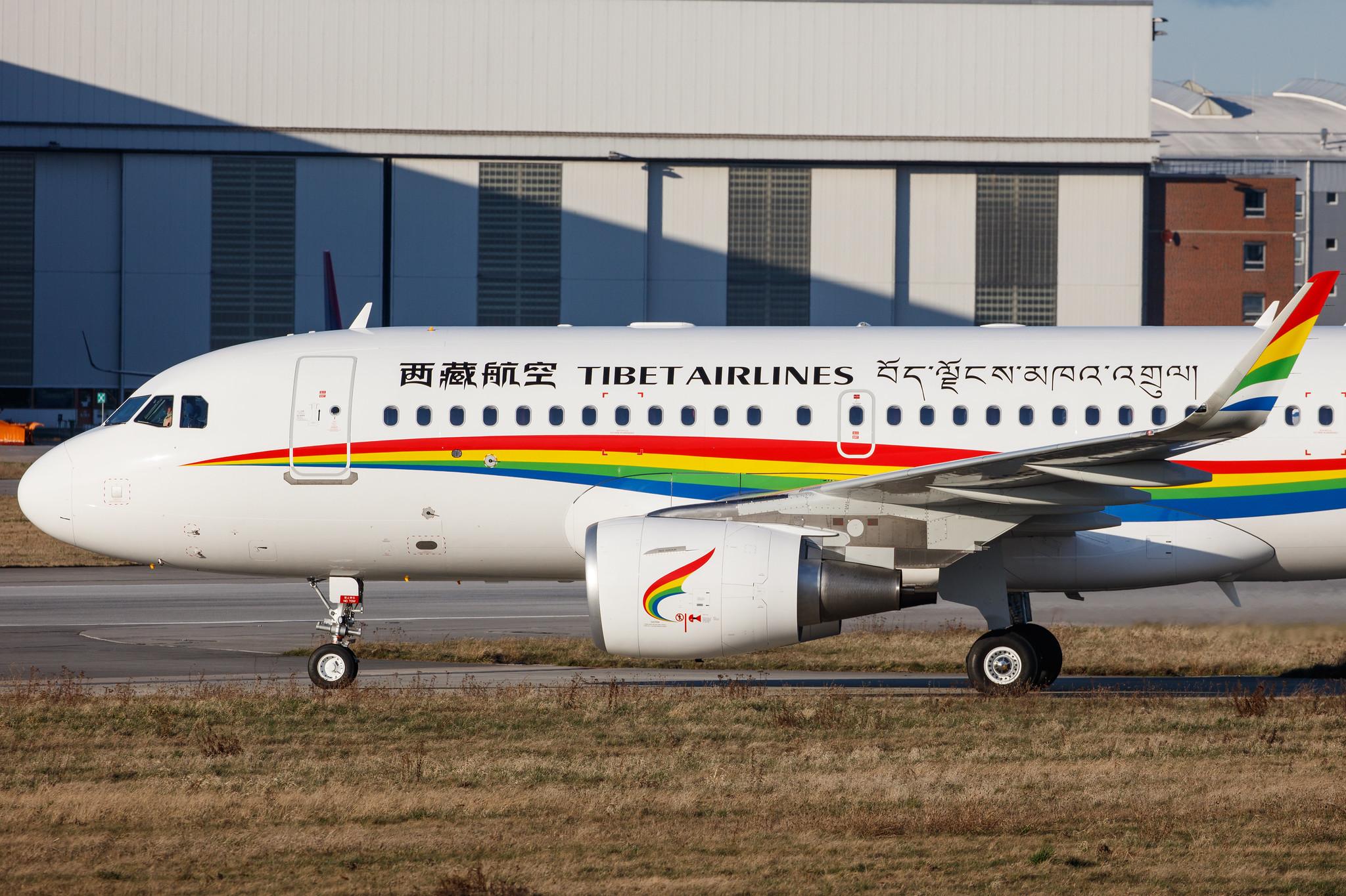 Hamburg Finkenwerder: Tibet Airlines (TV / TBA) |  Airbus A319-115SL A319 | D-AVWE (B-320G) | MSN 10110