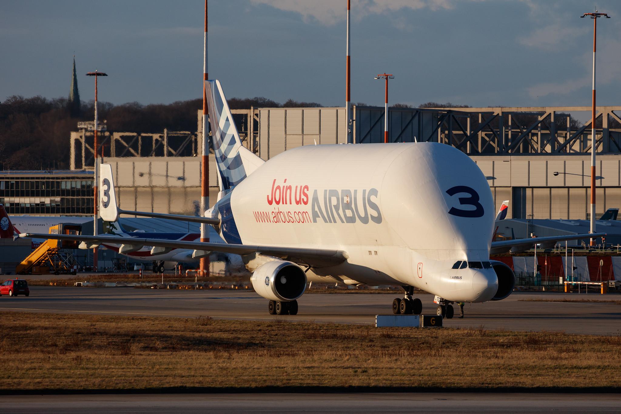 Hamburg Finkenwerder: Airbus Transport International (4Y / BGA) |  Airbus A300-608ST Beluga A3ST | F-GSTC | MSN 765