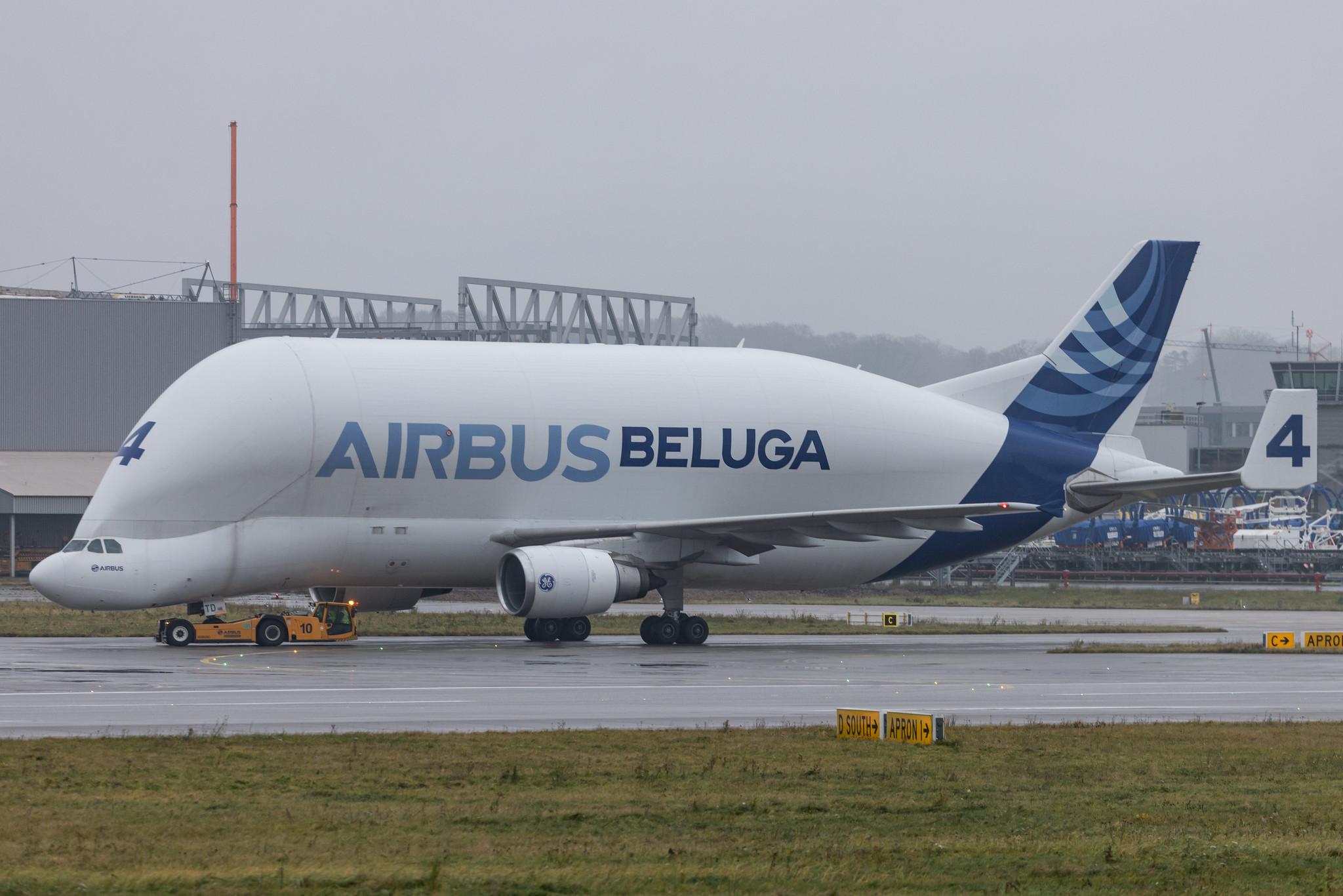 Hamburg Finkenwerder: Airbus Transport International (4Y / BGA) |  Airbus A300-608ST Beluga A3ST | F-GSTD | MSN 776
