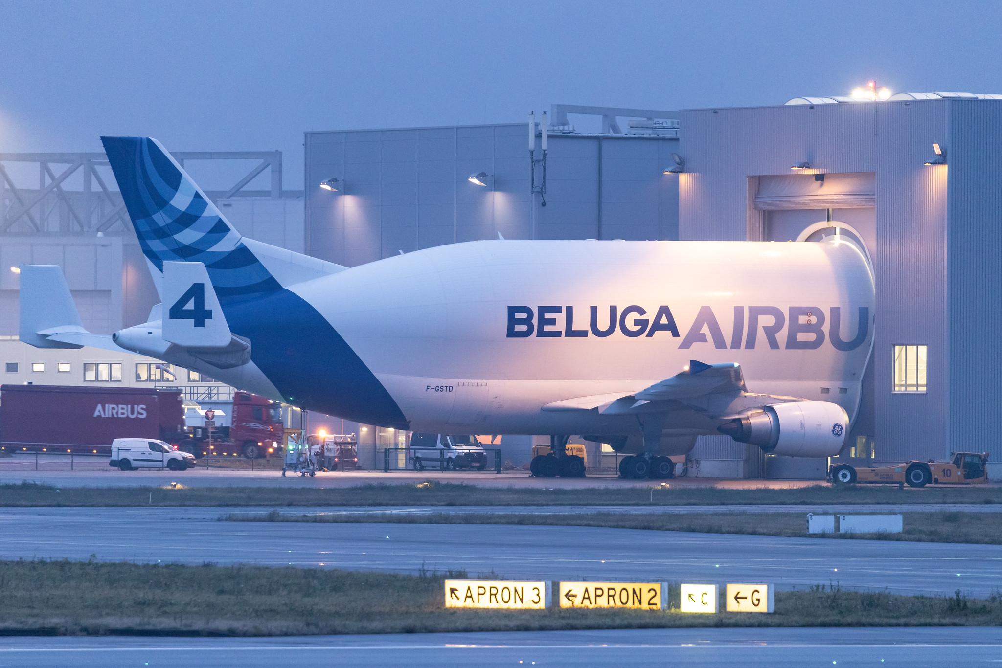 Hamburg Finkenwerder: Airbus Transport International (4Y / BGA) |  Airbus A300-608ST Beluga A3ST | F-GSTD | MSN 776