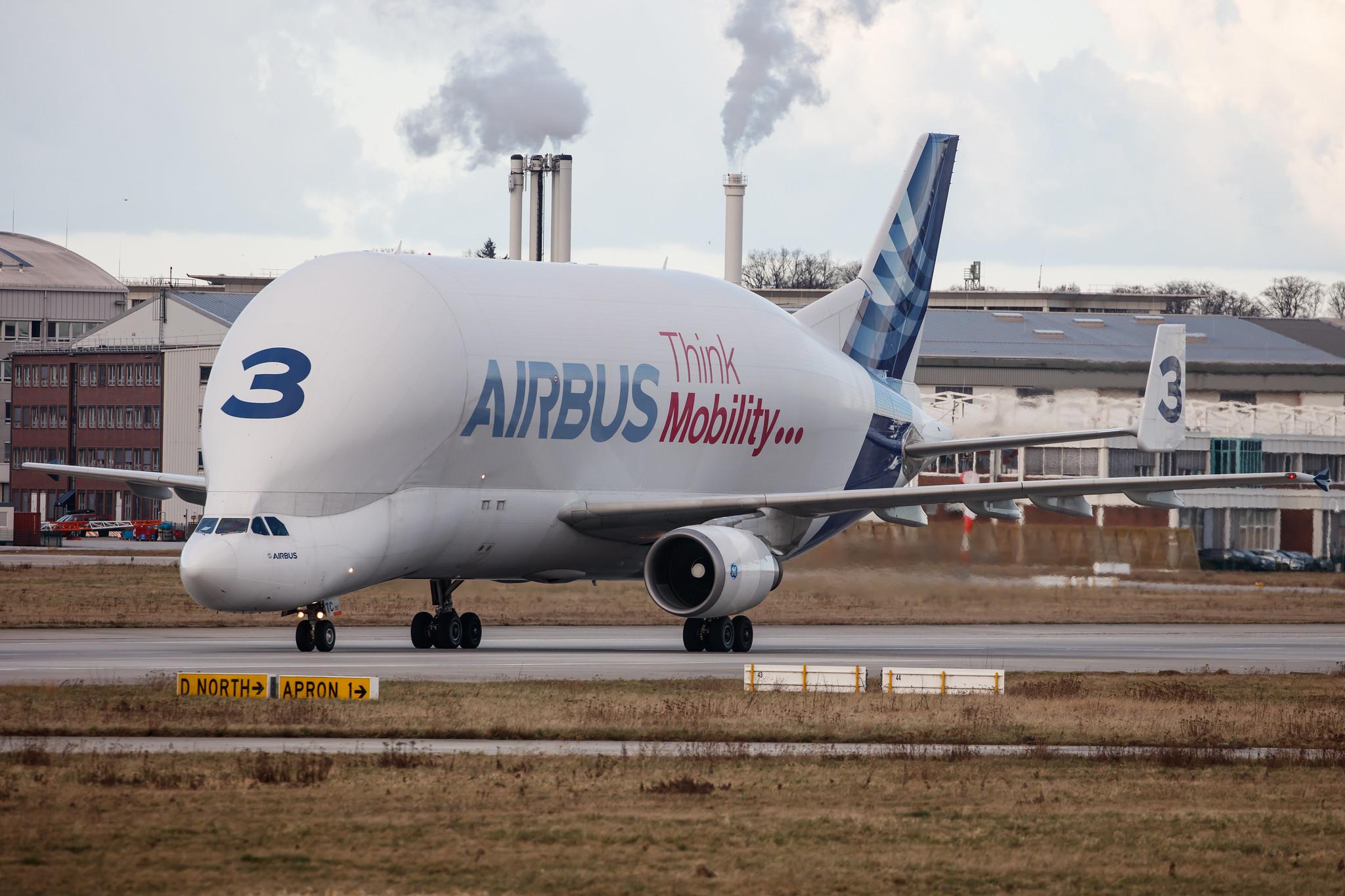 Hamburg Finkenwerder: Airbus Transport International (4Y / BGA) |  Airbus A300-608ST Beluga A3ST | F-GSTC | MSN 765