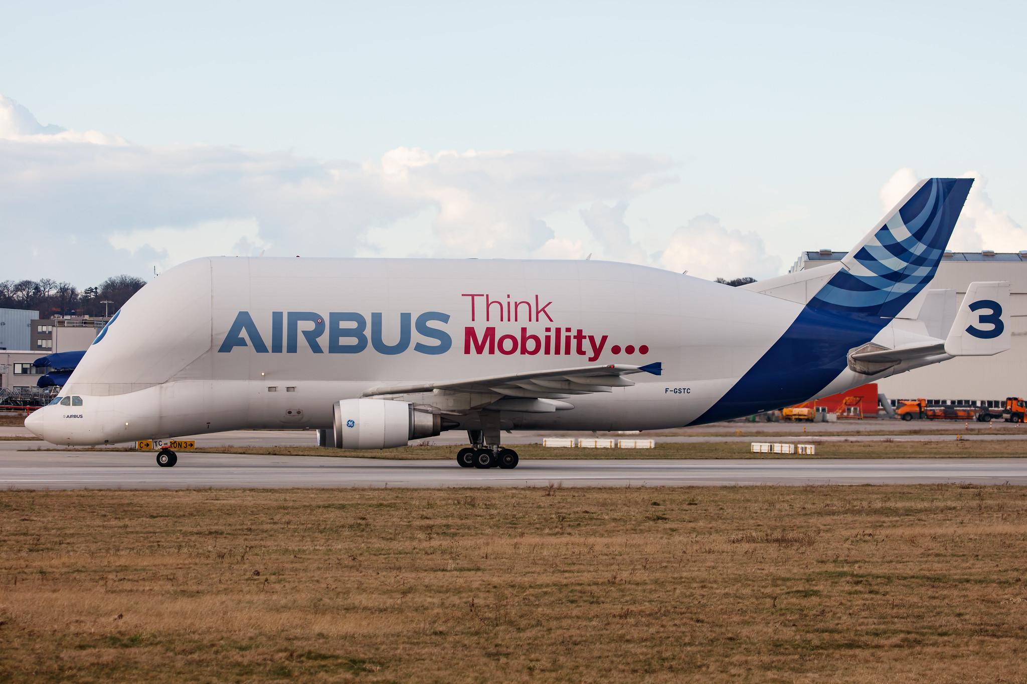 Hamburg Finkenwerder: Airbus Transport International (4Y / BGA) |  Airbus A300-608ST Beluga A3ST | F-GSTC | MSN 765