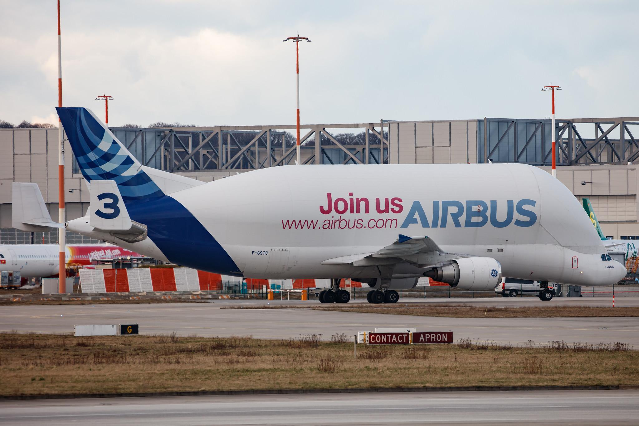 Hamburg Finkenwerder: Airbus Transport International (4Y / BGA) |  Airbus A300-608ST Beluga A3ST | F-GSTC | MSN 765