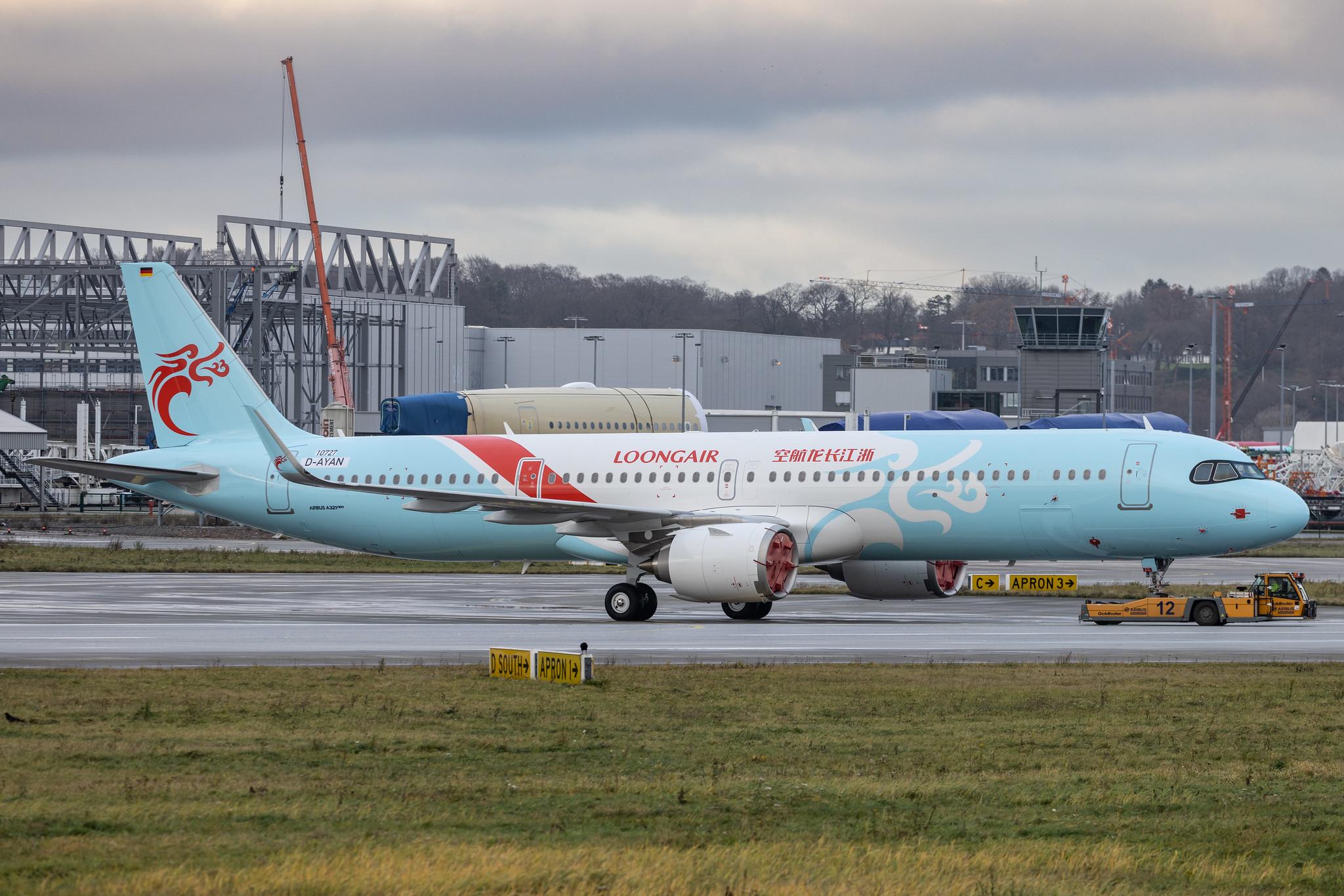 Hamburg Finkenwerder: Loong Air  (GJ / CDC) | Airbus A321-251NX A21N | D-AYAN (B-327C) | MSN 10727