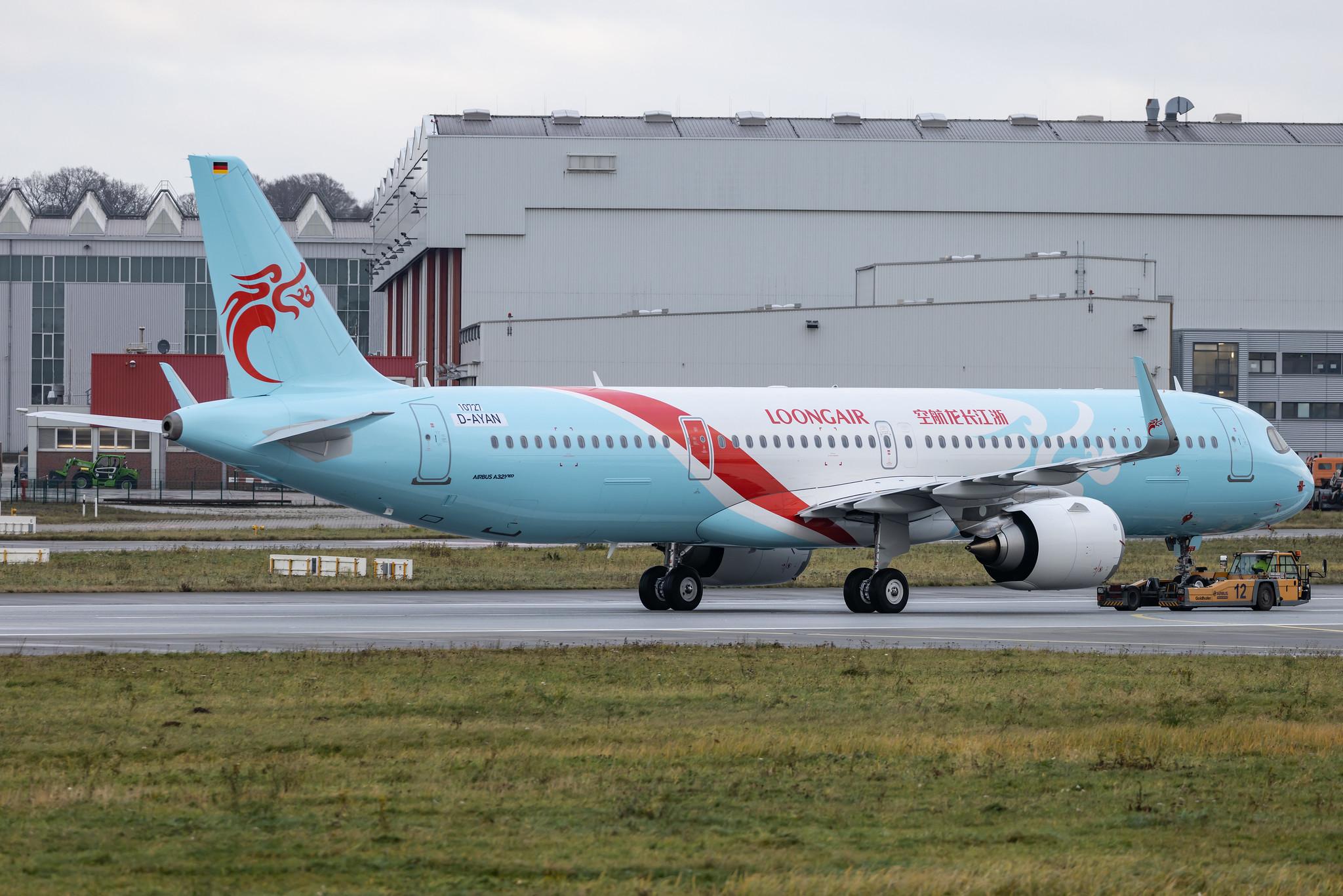 Hamburg Finkenwerder: Loong Air  (GJ / CDC) | Airbus A321-251NX A21N | D-AYAN (B-327C) | MSN 10727
