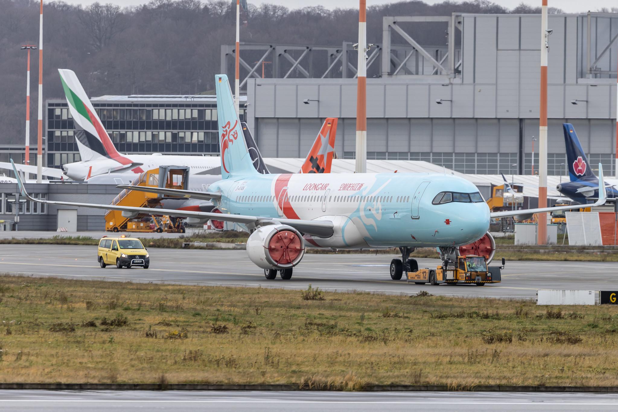 Hamburg Finkenwerder: Loong Air  (GJ / CDC) | Airbus A321-251NX A21N | D-AYAN (B-327C) | MSN 10727