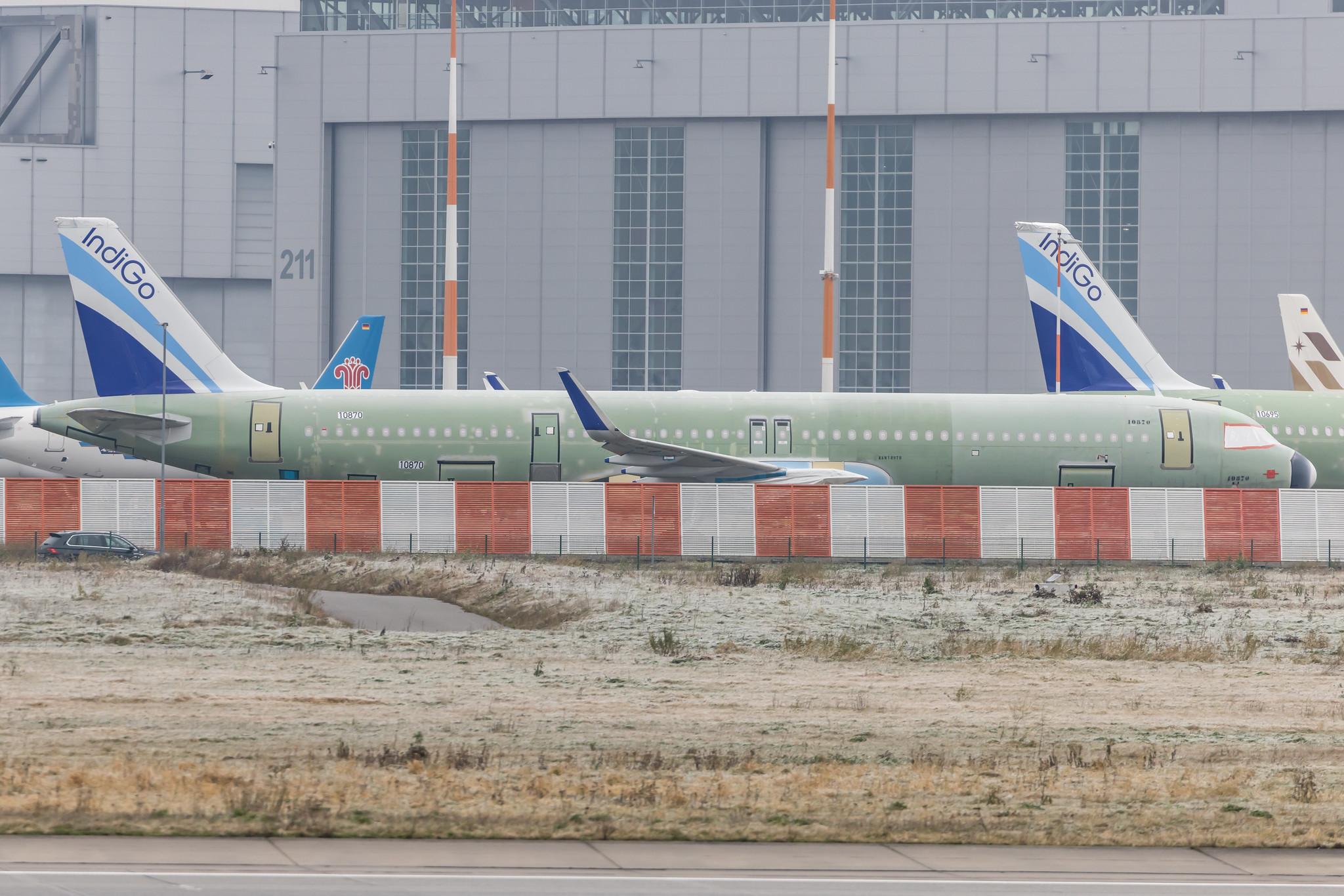 Hamburg Finkenwerder: IndiGo (6E / IGO) | Airbus A321-251NX A21N | D-A??? | MSN 10870