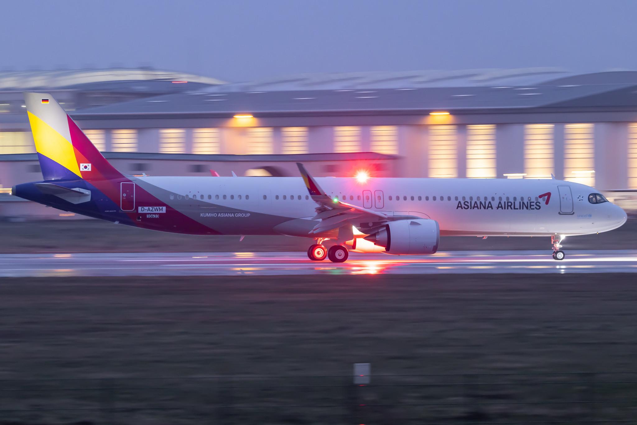 Hamburg Finkenwerder: Asiana Airlines (OZ / AAR) | Airbus A321-251NX A21N | D-AZWM (HL8399) | MSN 10633