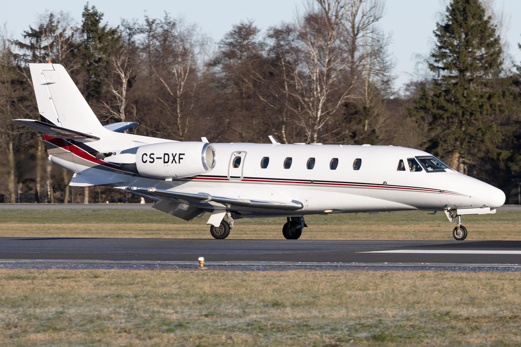 Hamburg Airport: Netjets Europe (/ NJE) | Operator: NetJets Europe |  Cessna 560XLS Citation Excel C56X | CS-DXF | MSN 560-5586