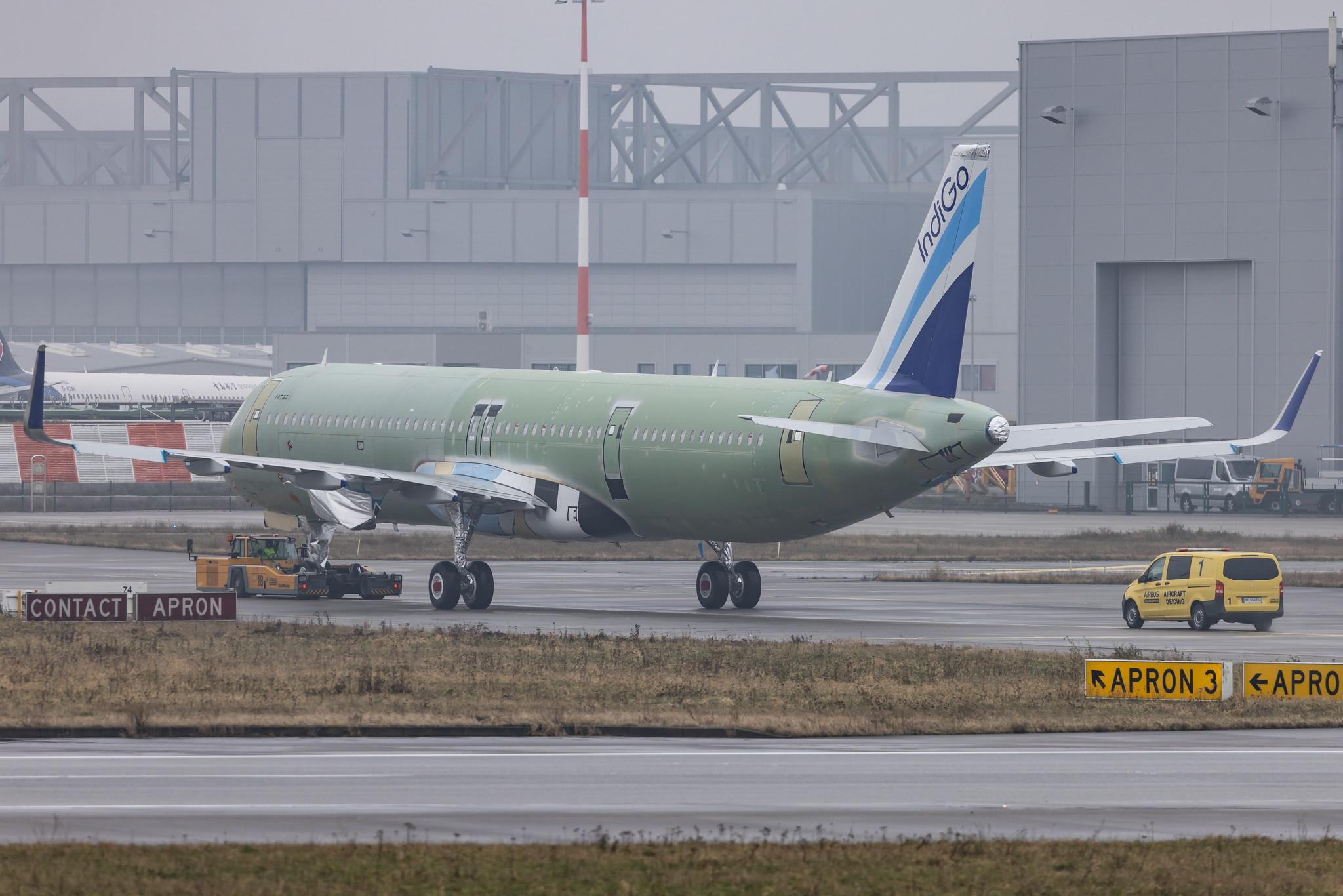 Hamburg Finkenwerder: IndiGo (6E / IGO) | Airbus A321-251NX A21N | D-A??? | MSN 10733