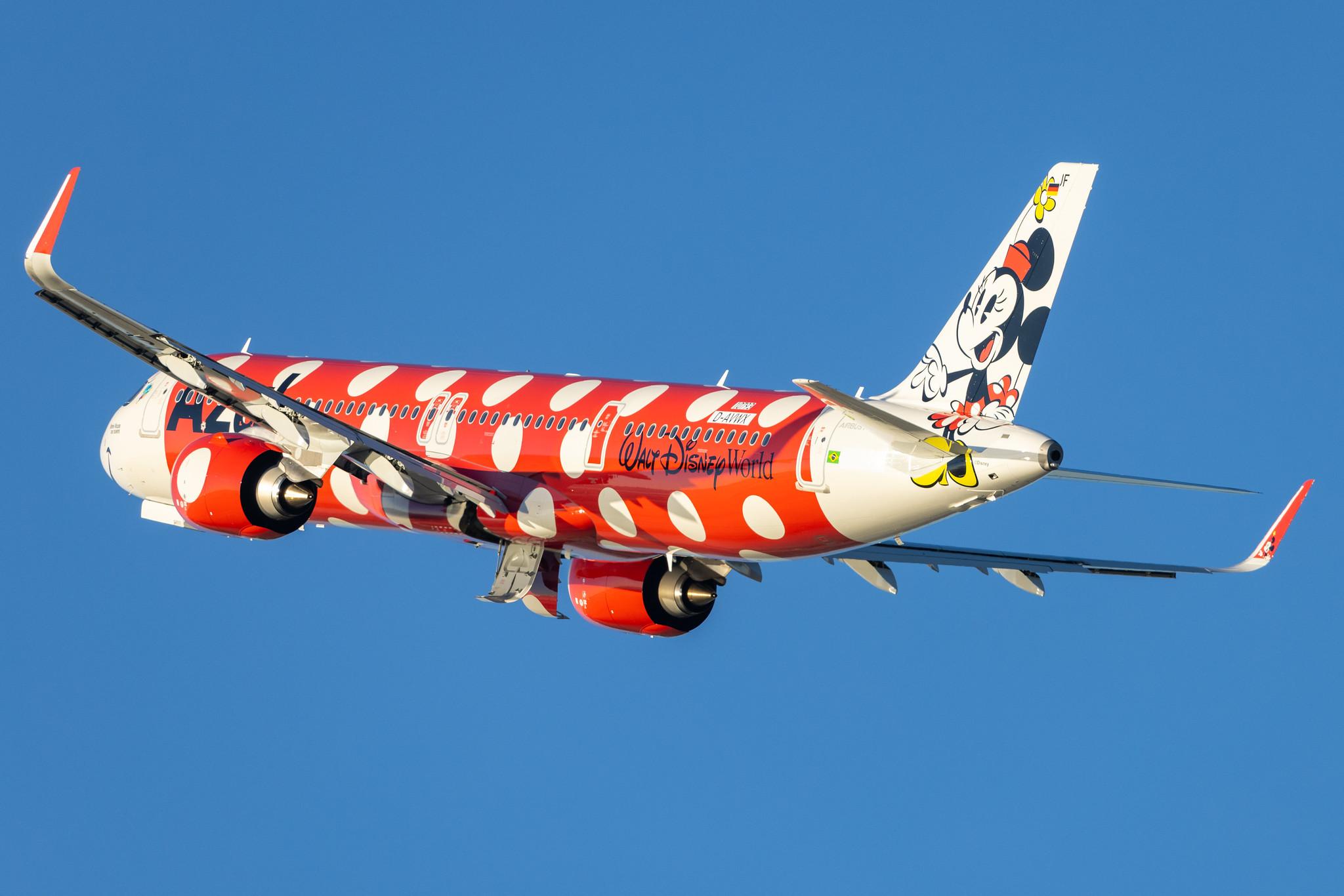 Hamburg Finkenwerder: Azul Linhas Aéreas Brasileiras  (AD / AZU) | Livery: Minnie Mouse - Walt Disney World | Airbus A321-251NX A21N | D-AVWX (PR-YJF) | MSN 10793