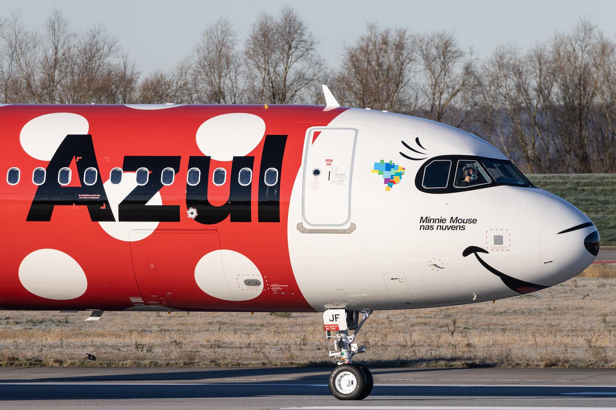 Hamburg Finkenwerder: Azul Linhas Aéreas Brasileiras  (AD / AZU) | Livery: Minnie Mouse - Walt Disney World | Airbus A321-251NX A21N | D-AVWX (PR-YJF) | MSN 10793