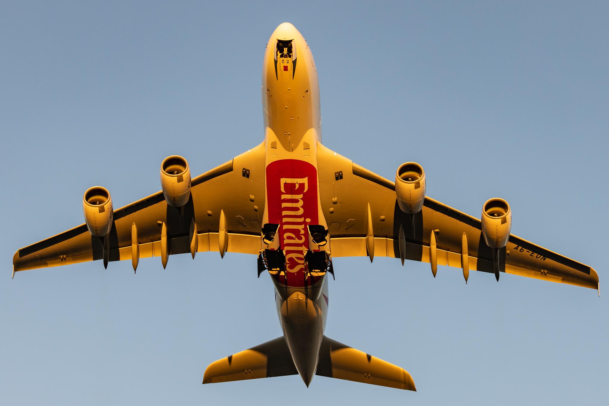 Hamburg Airport: Emirates (EK / UAE) |  Livery: Expo 2020 - Sustainability Livery |  Airbus A380-861 A388 | A6-EON | MSN 188